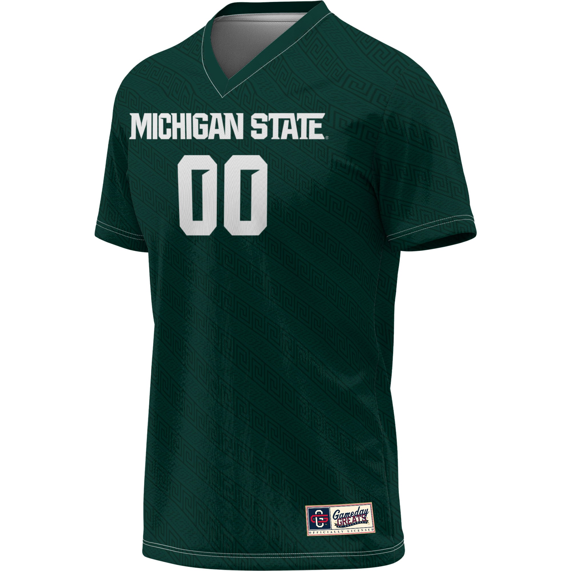 Michigan State Spartans Youth Lightweight Women's Soccer Jersey Green - front view