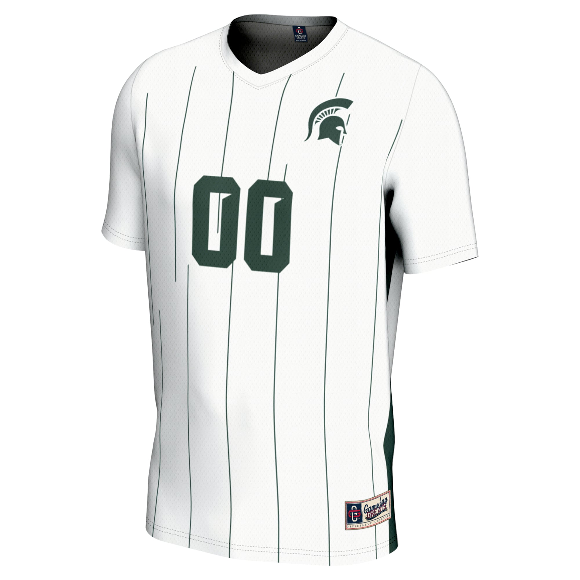 Michigan State Spartans Unisex Youth Lightweight Collegiate Men's Soccer Fashion - front view