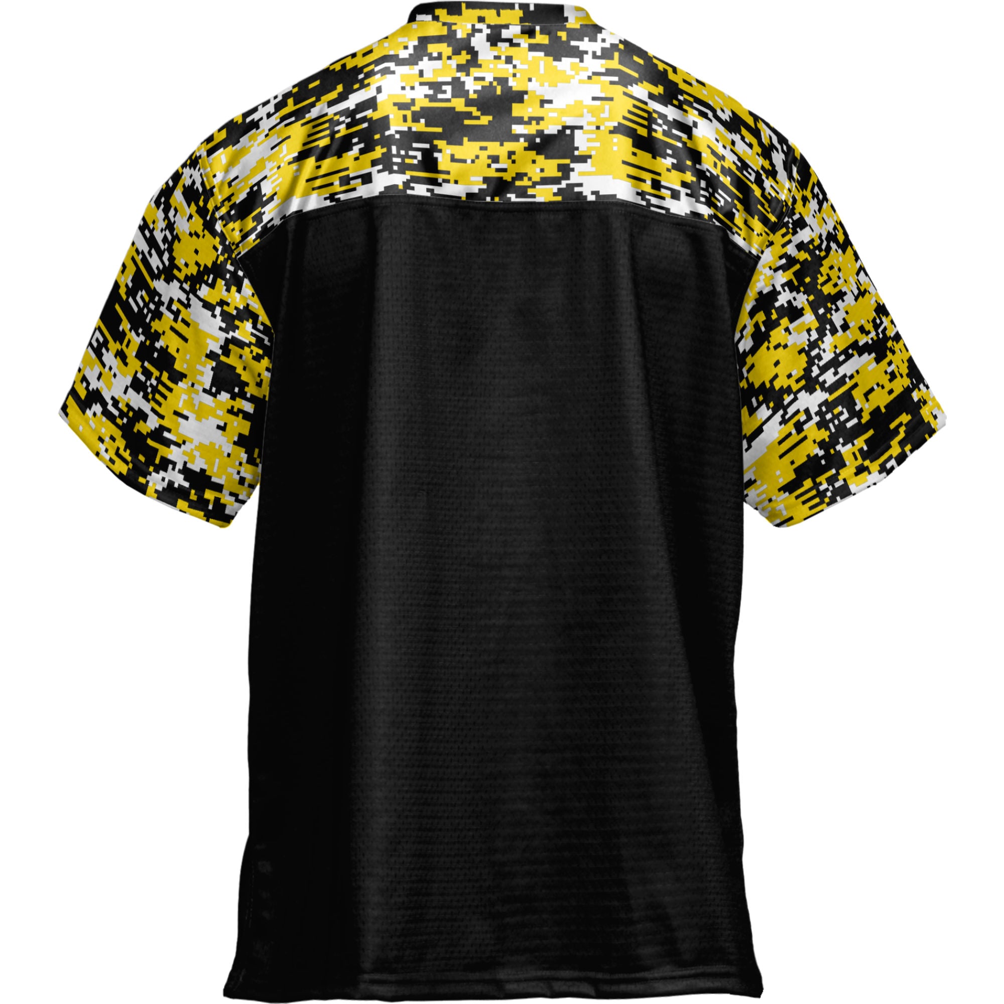 Michigan Tech Huskies Football Jersey Black - back view