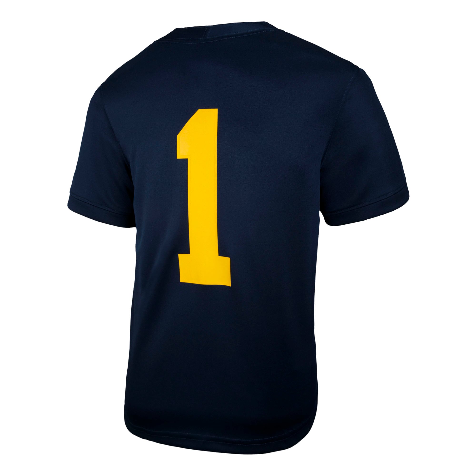 #1 Michigan Wolverines Toddler Jersey Navy - back view