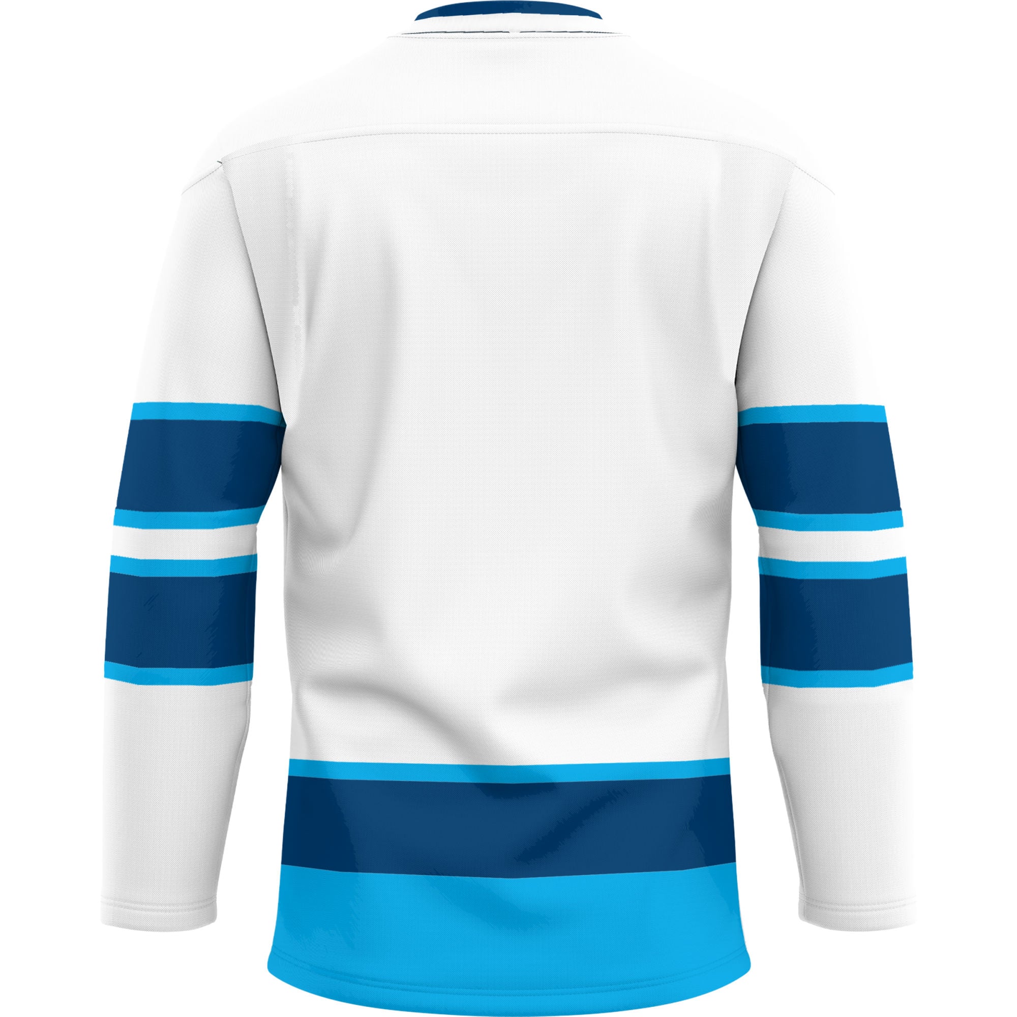 Mid Michigan College Youth Hockey Jersey White - back view