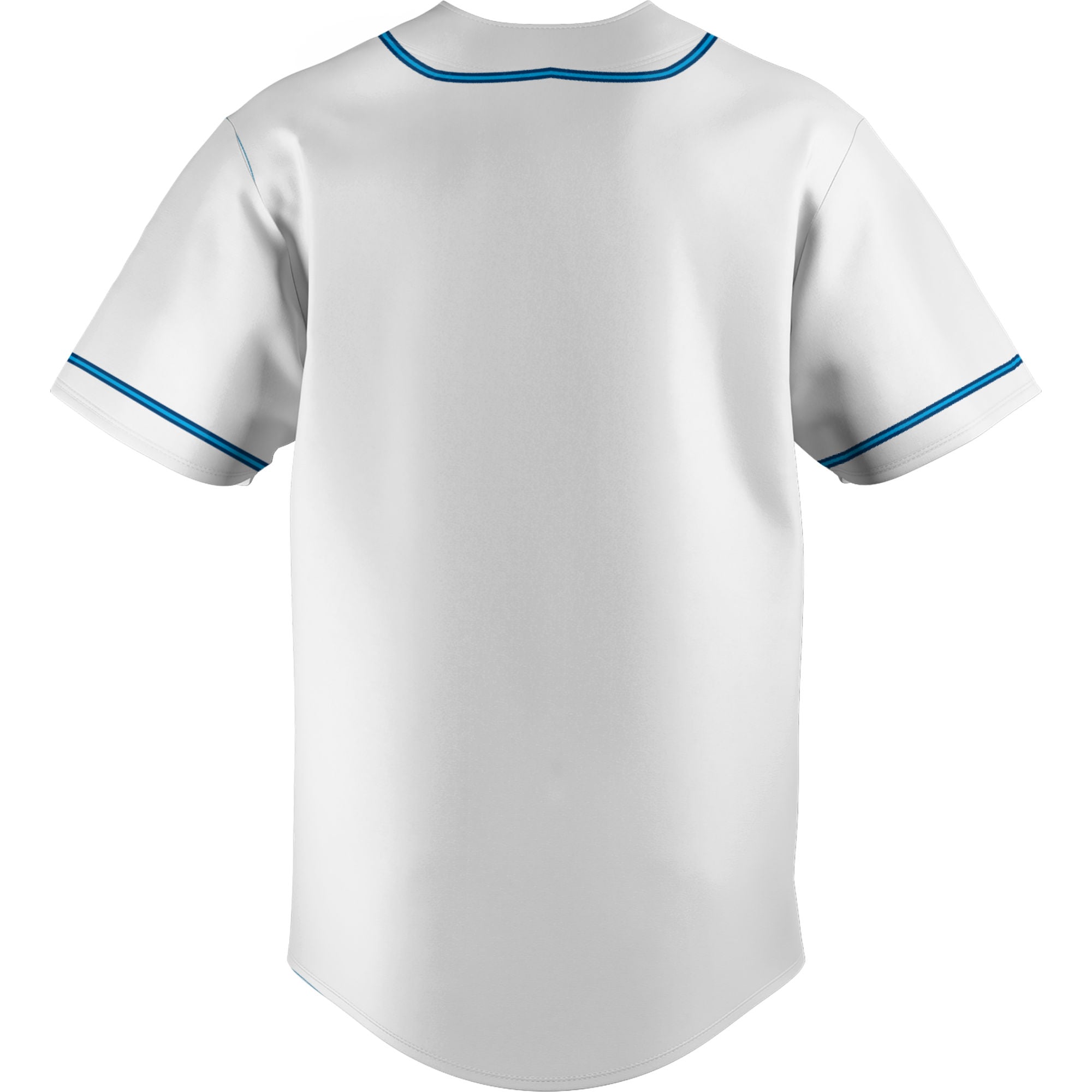 Mid Michigan College Lightweight Baseball Jersey White - back view