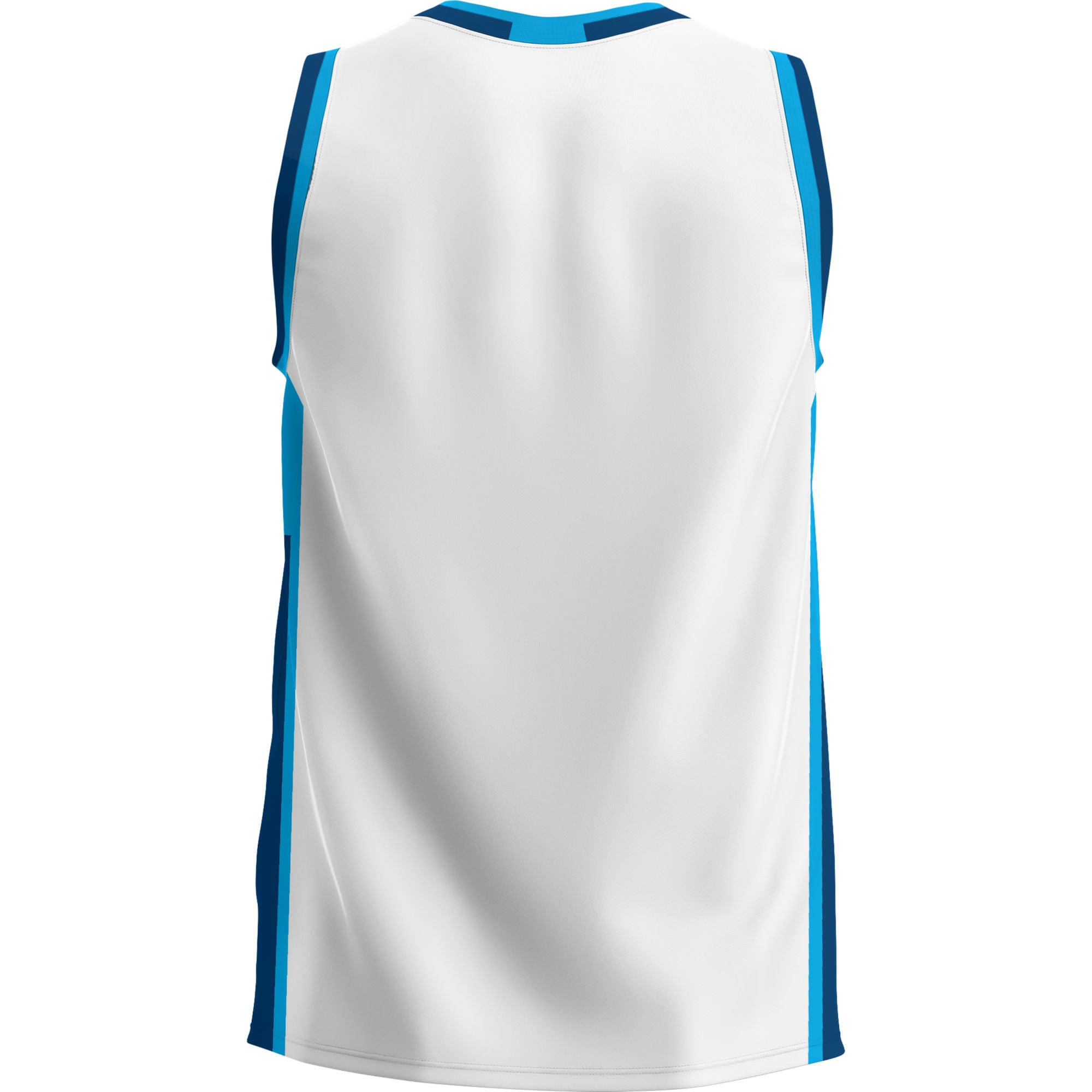 Mid Michigan College Lightweight Basketball Jersey White - back view