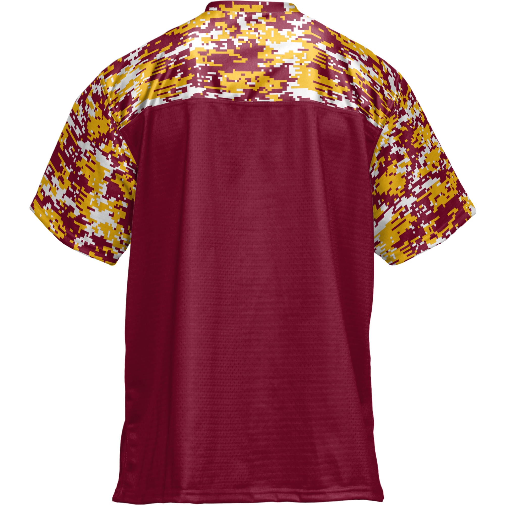 Midwestern State Mustangs Football Jersey Maroon - back view