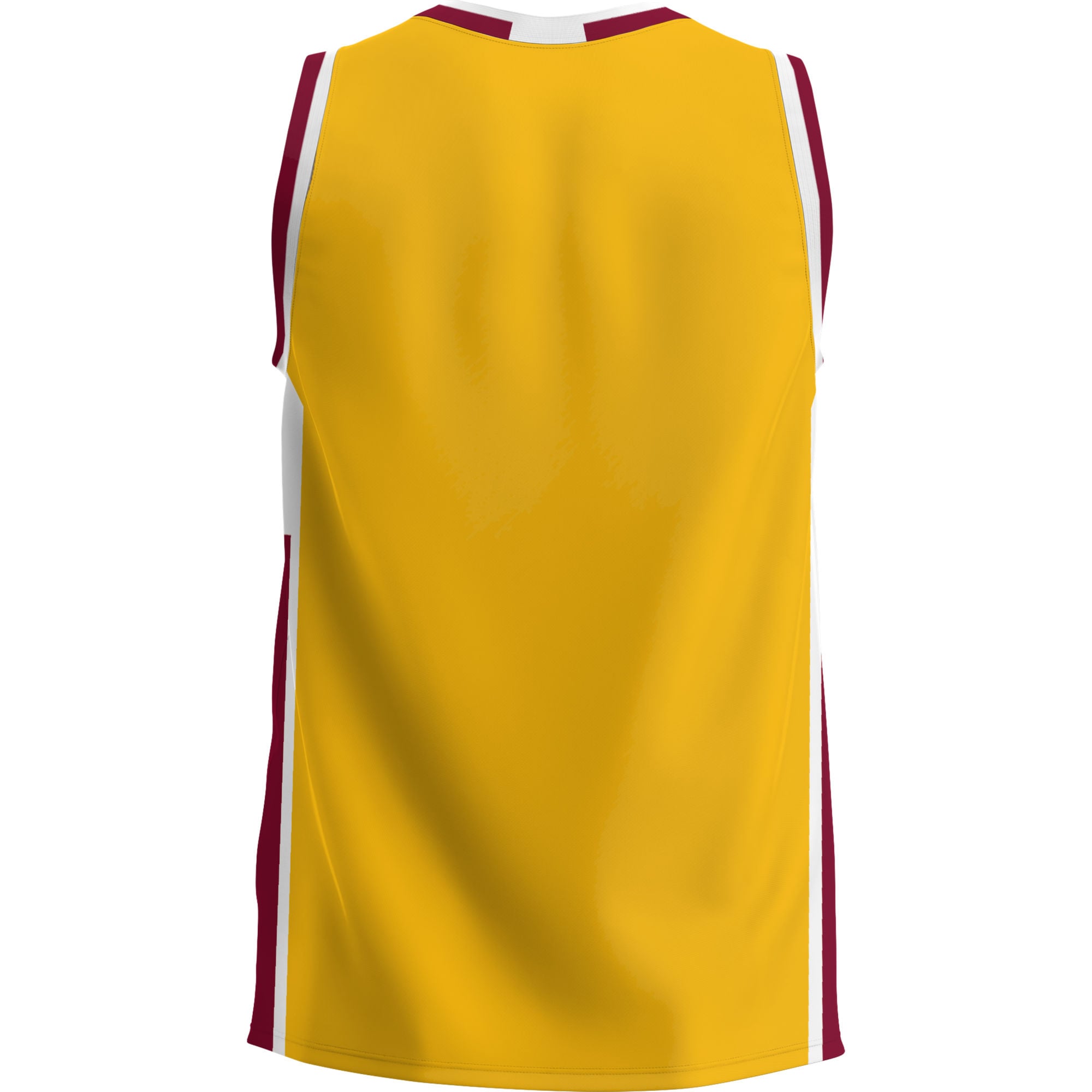 Midwestern State Mustangs Lightweight Basketball Jersey Maroon - back view