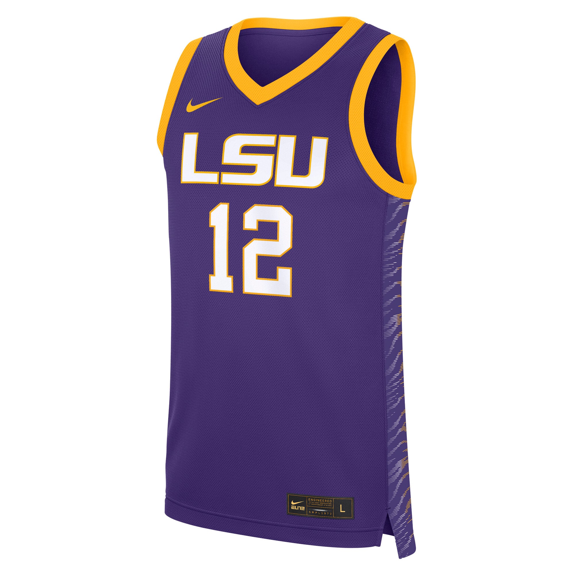 Mikaylah Williams LSU Tigers Unisex Basketball Jersey Purple - front view