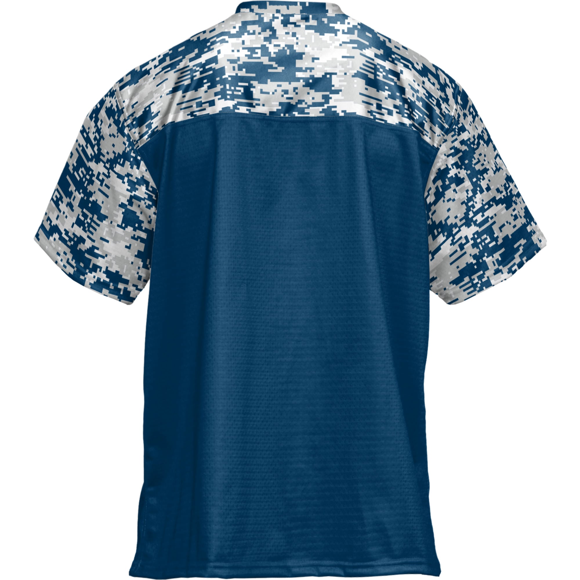 Millikin Big Blue Football Jersey Blue - back view