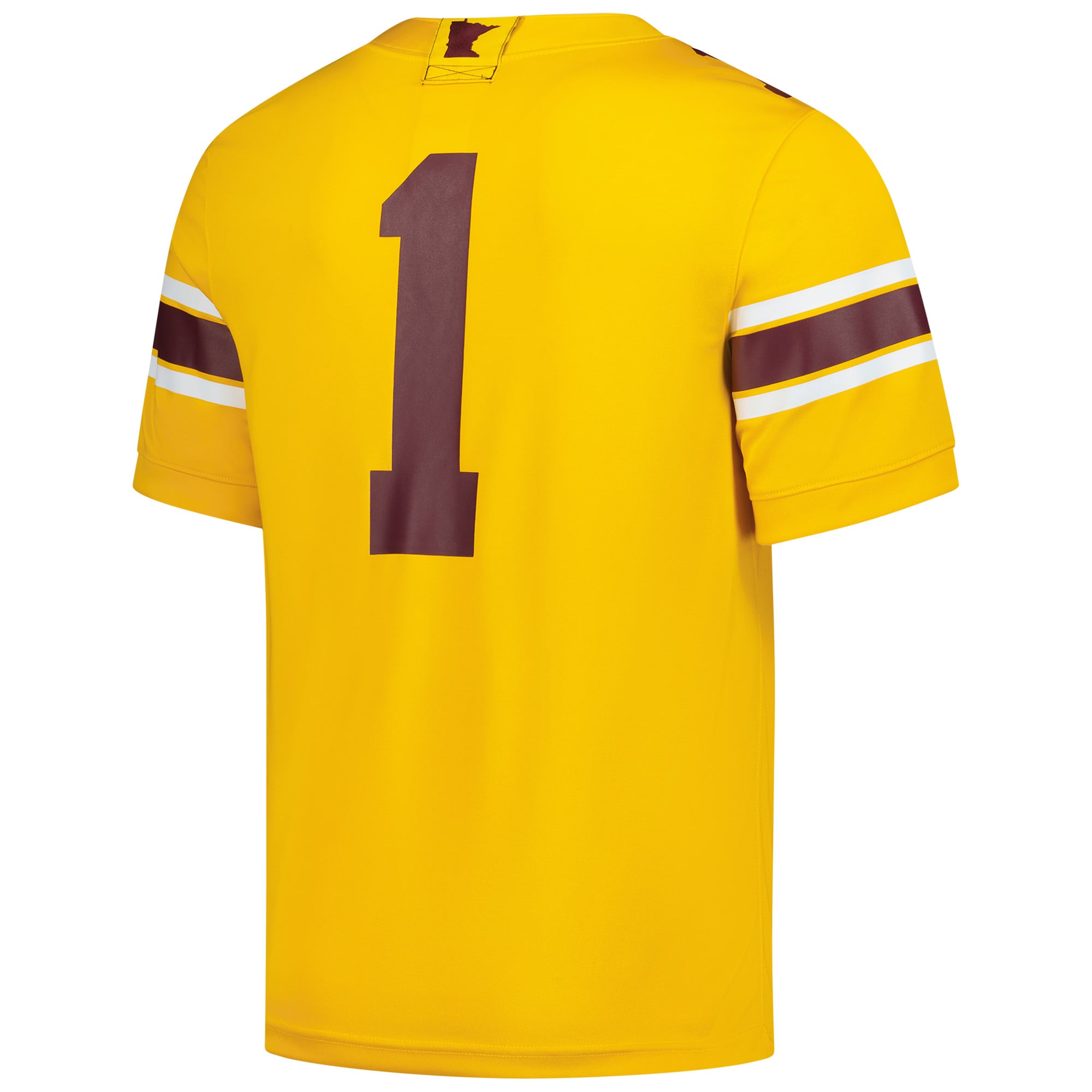 #1 Minnesota Golden Gophers Football Jersey - Gold - back view