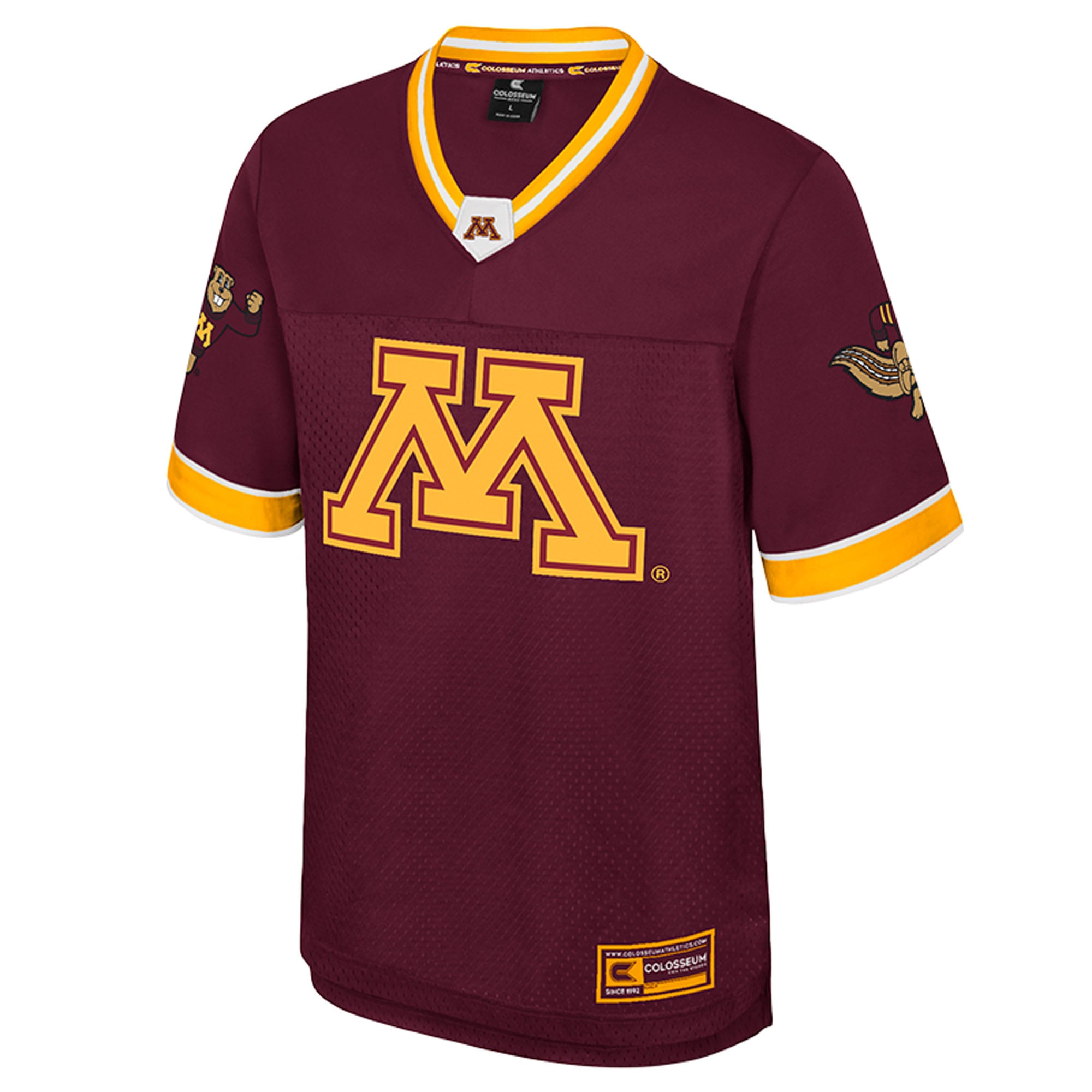 Minnesota Golden Gophers Nothing But The Hits Football Jersey Maroon - front view