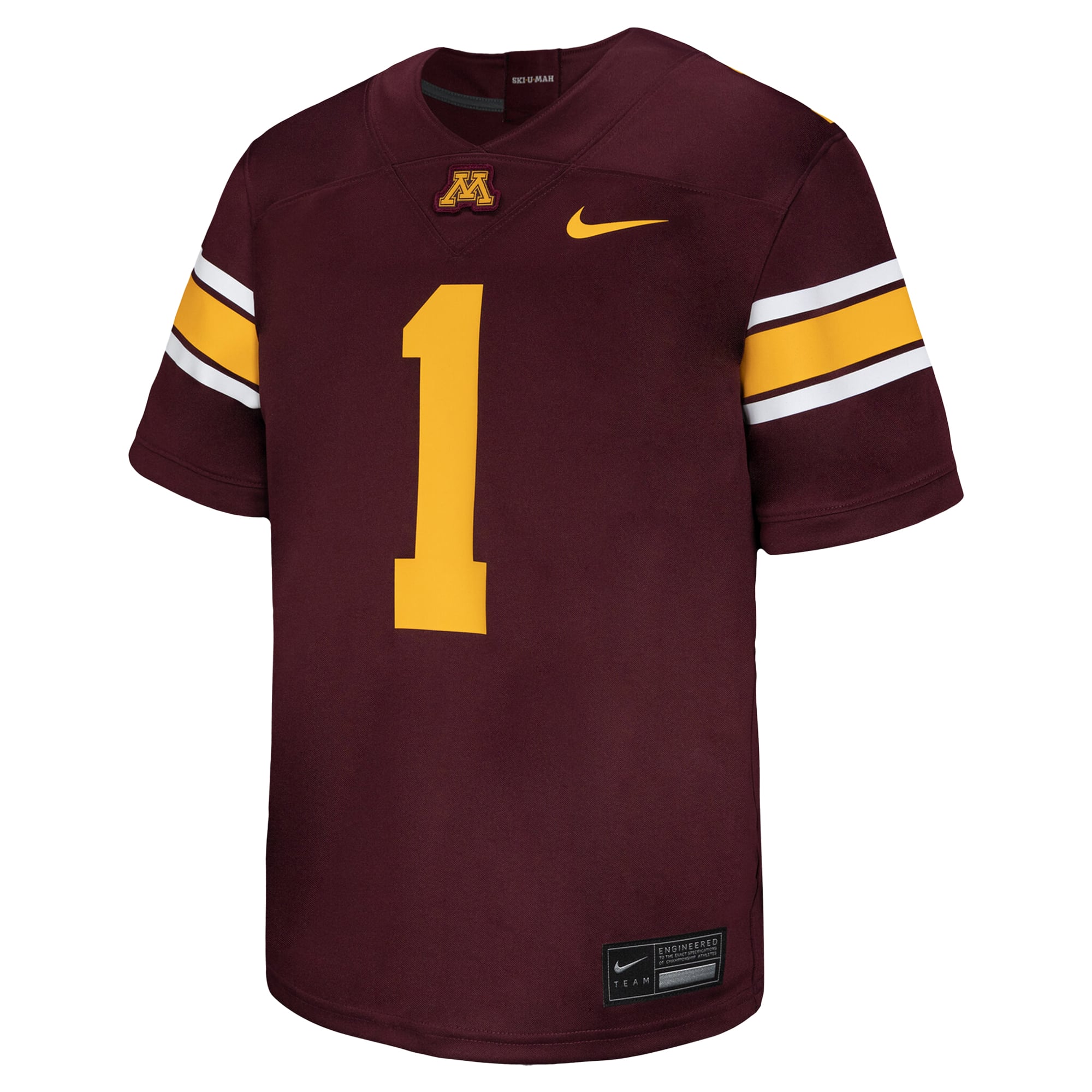Minnesota Golden Gophers Toddler Football Jersey Maroon - front view