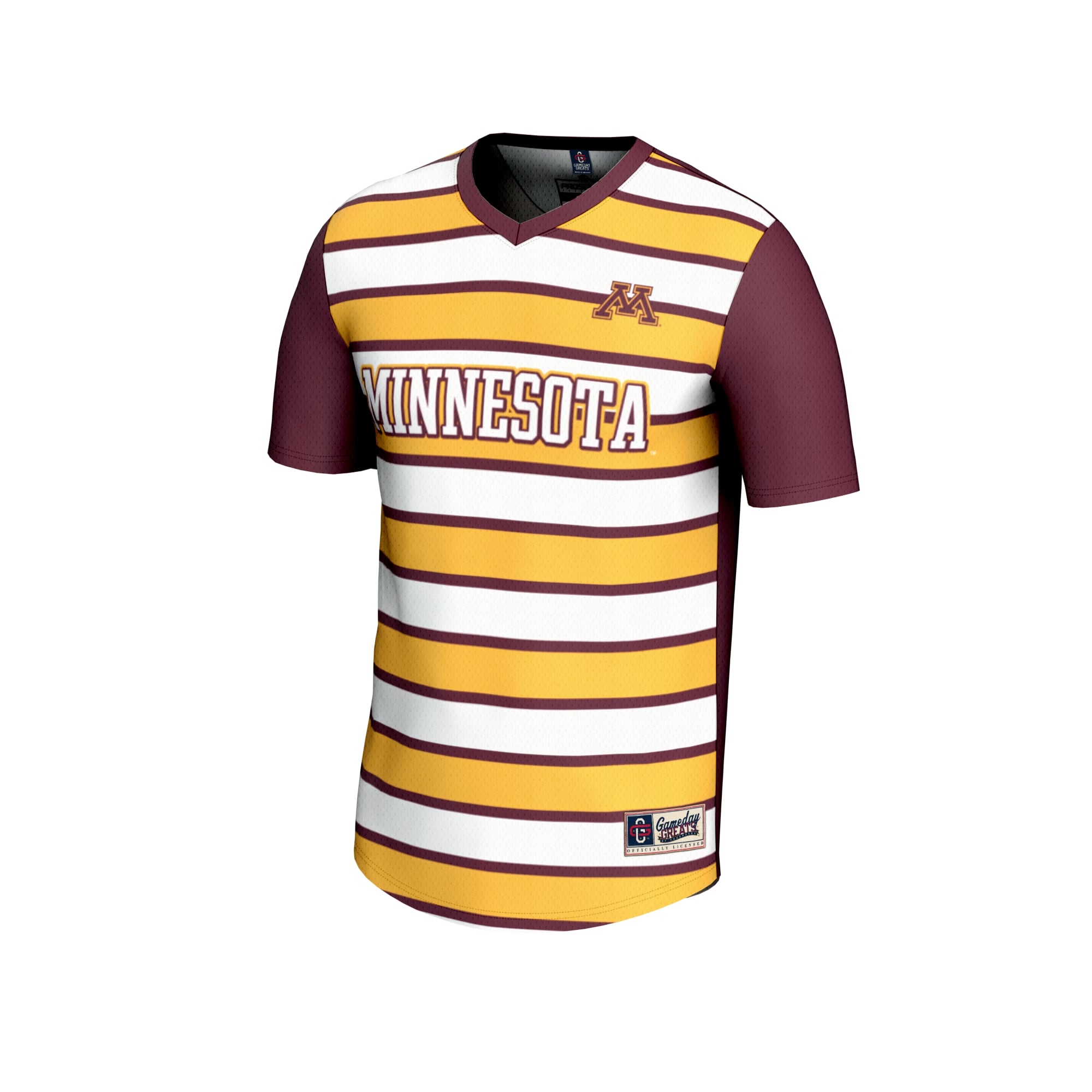 Minnesota Golden Gophers Unisex Collegiate Women's Soccer Lightweight Fashion Jersey - front view