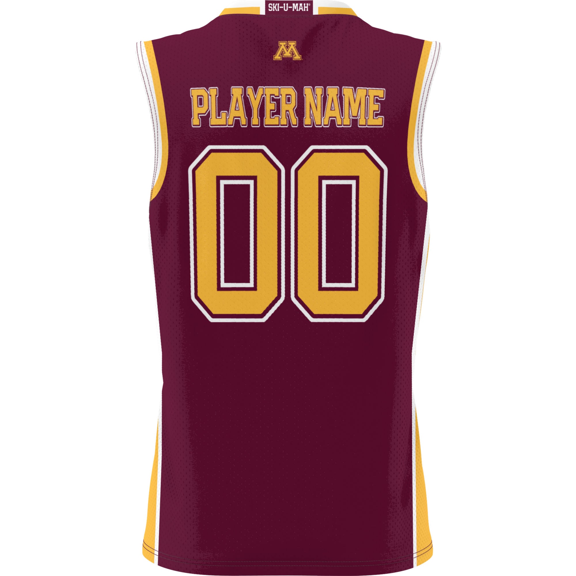 Minnesota Golden Gophers Unisex Lightweight Women's Basketball Jersey Maroon - back view