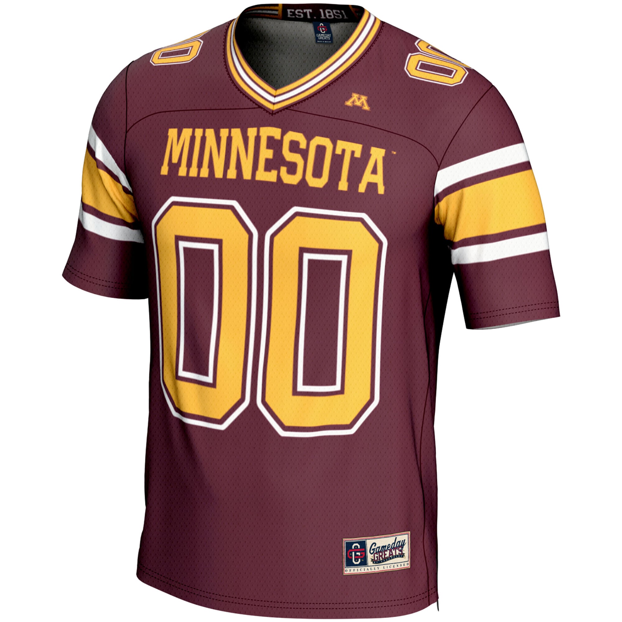 Minnesota Golden Gophers Youth Football Jersey - Maroon - front view