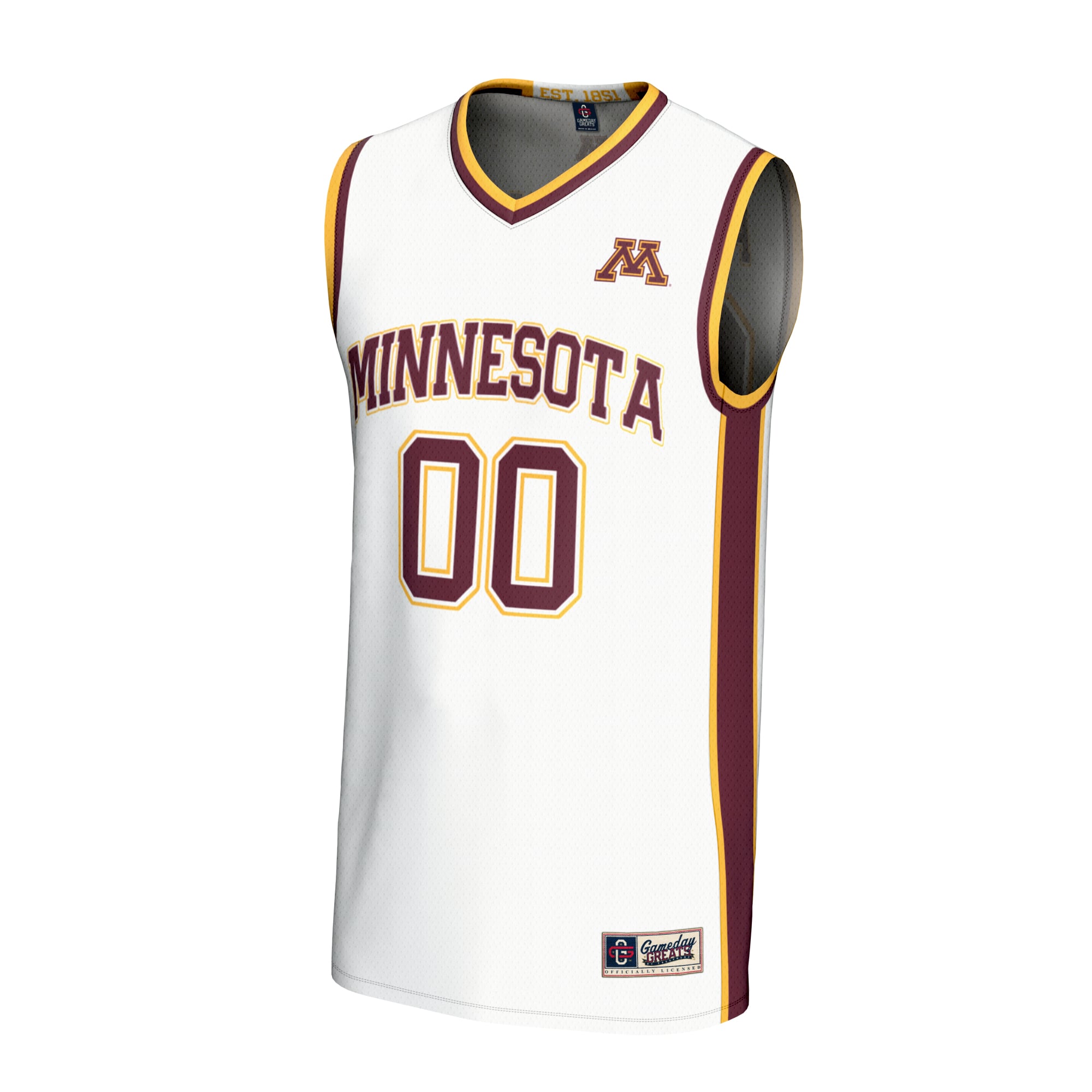 Minnesota Golden Gophers Youth Lightweight Collegiate Men's Basketball Fashion Jersey - front view