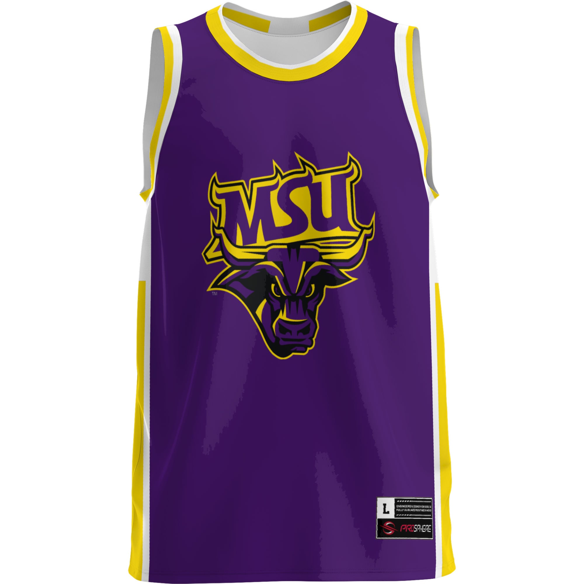Minnesota State Mavericks Lightweight Basketball Jersey Purple - front view