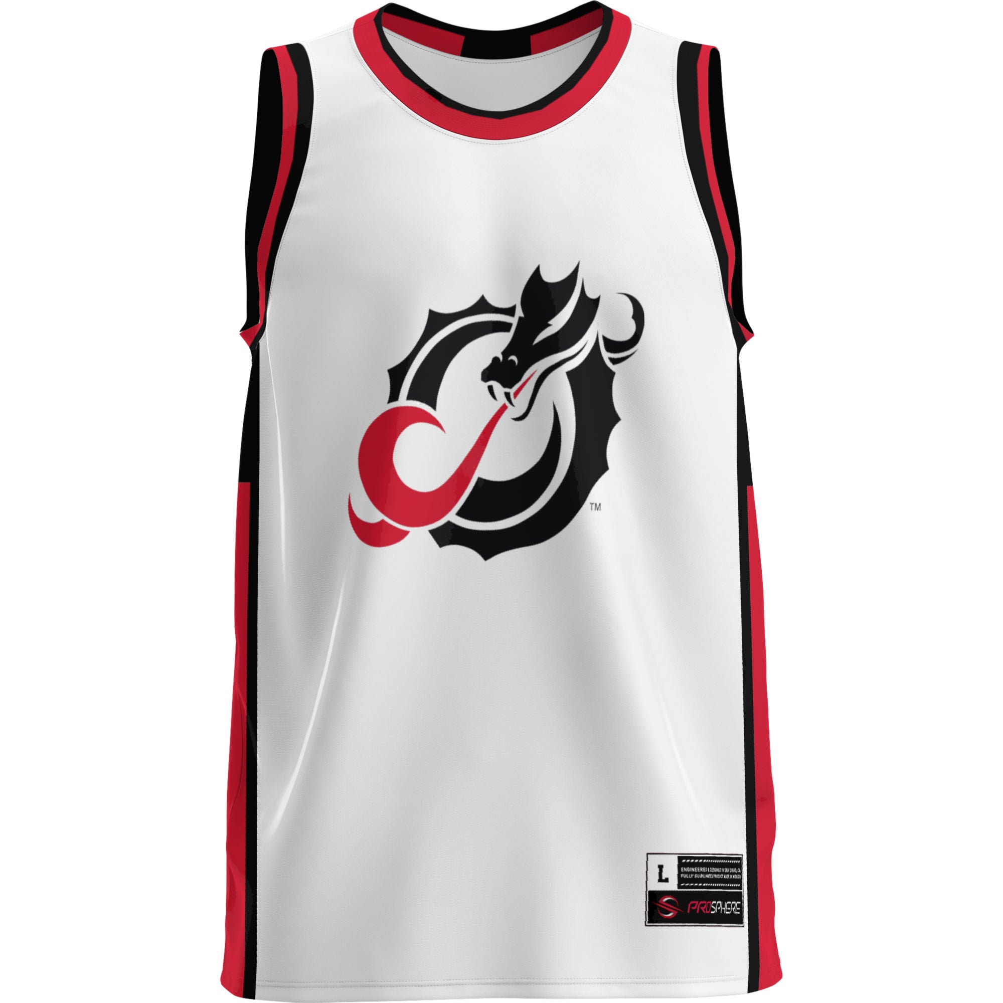 Minnesota State Moorhead Dragons Lightweight Basketball Jersey Red - front view