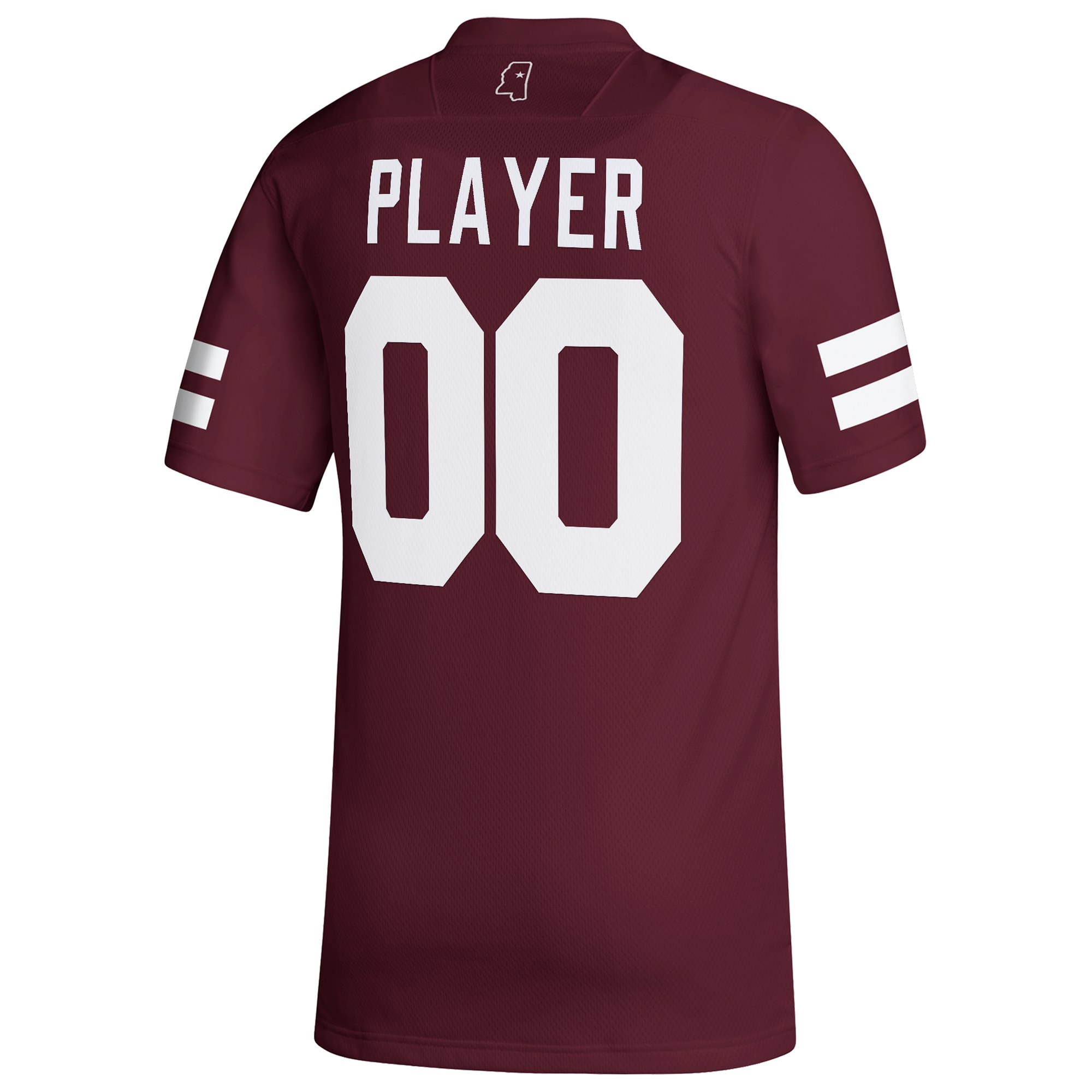 Mississippi State Bulldogs Jersey Maroon - back view