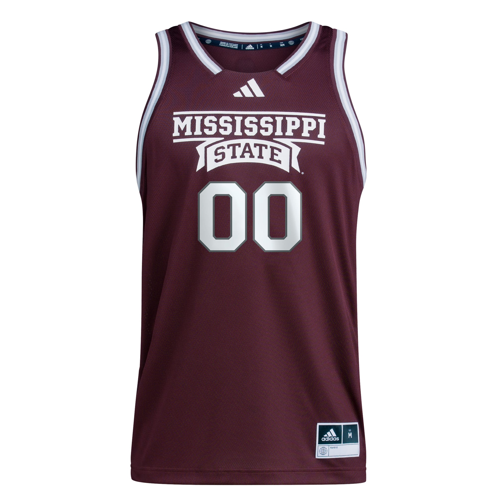 Mississippi State Bulldogs Men's Basketball Jersey Maroon - front view