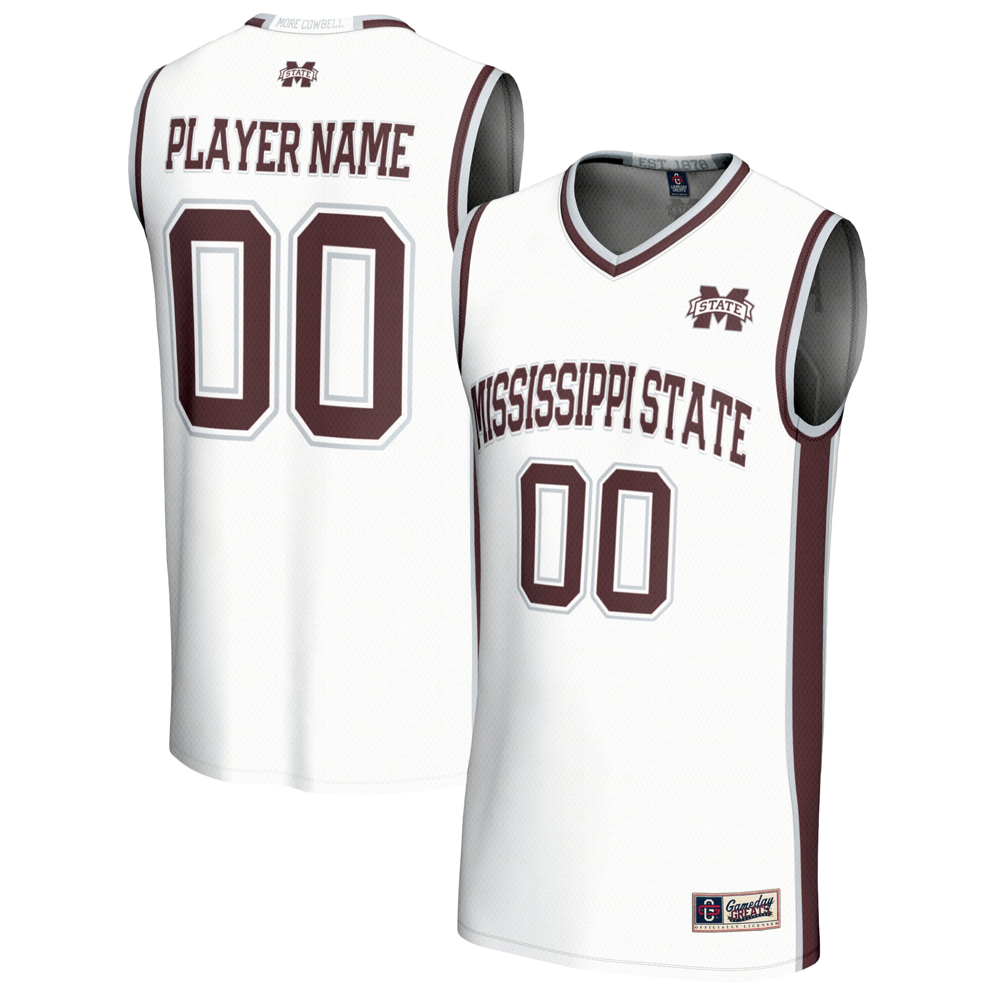 Mississippi State Bulldogs Unisex Lightweight Collegiate Women's Basketball - front and back view