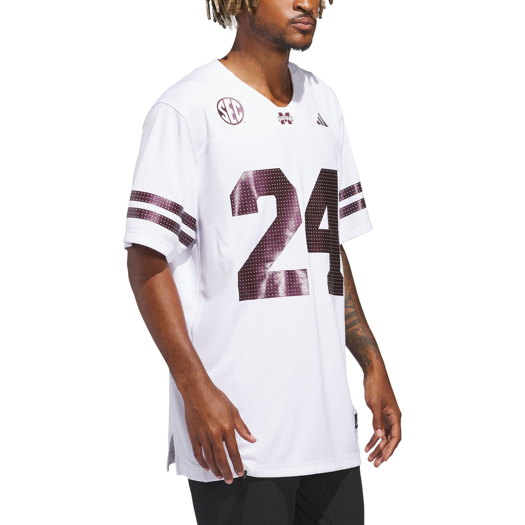 Mississippi State Bulldogs White Out Jersey White - front view