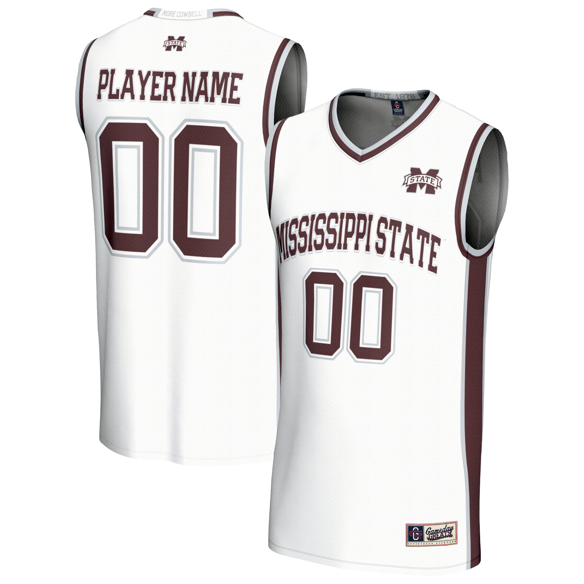 Mississippi State Bulldogs Youth Lightweight Collegiate Women's Basketball - front and back view