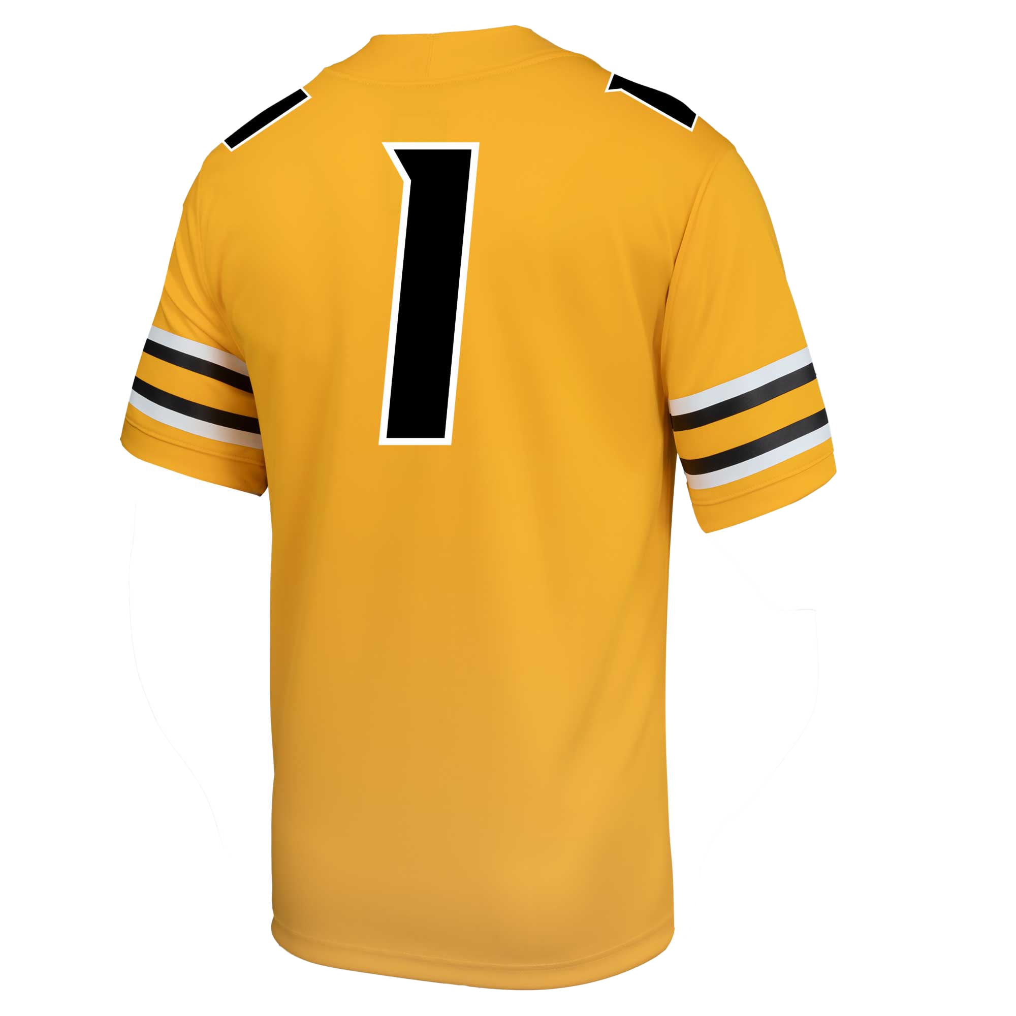 #1 Missouri Tigers Alternate Jersey Gold - back view
