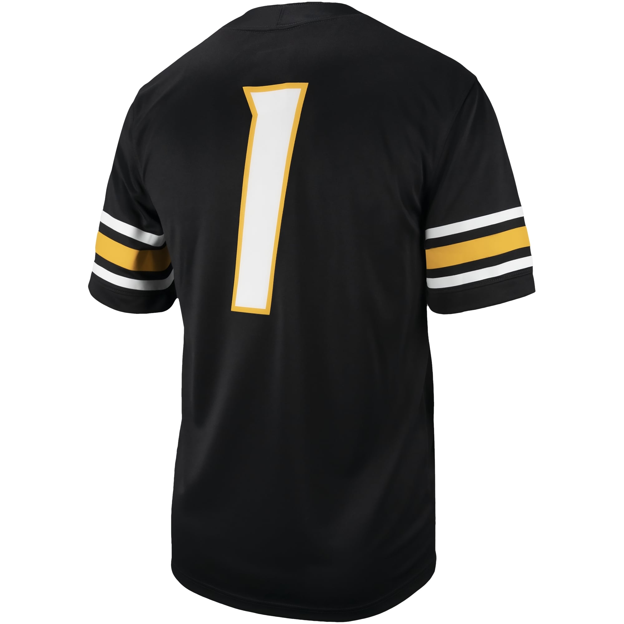 #1 Missouri Tigers Football Jersey Black - back view