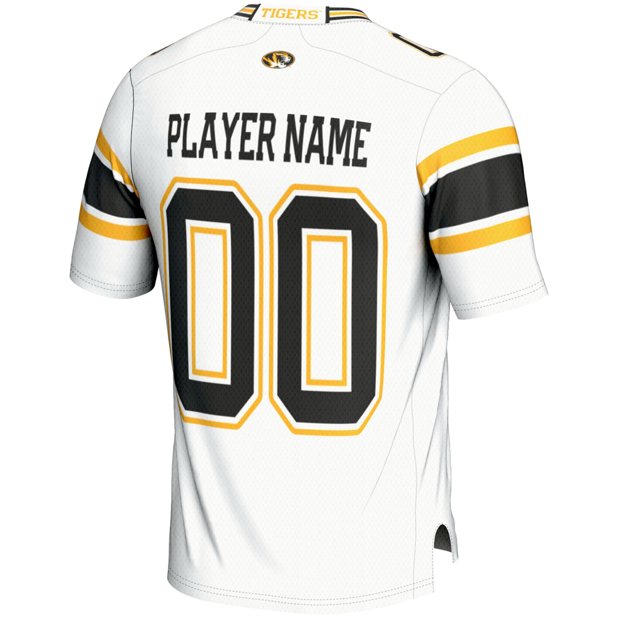 Missouri Tigers Football Jersey White - back view