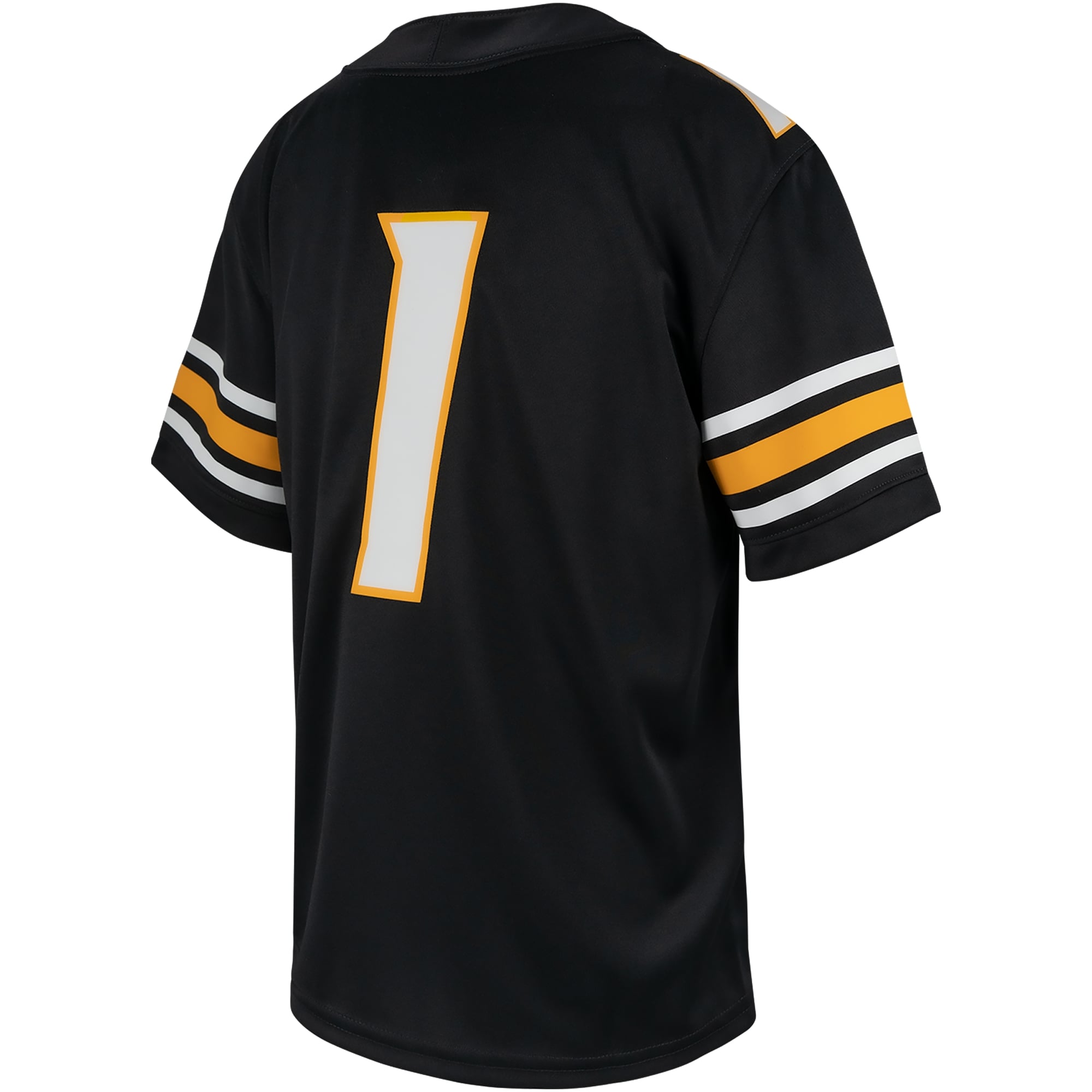 #1 Missouri Tigers Youth Jersey Black - back view