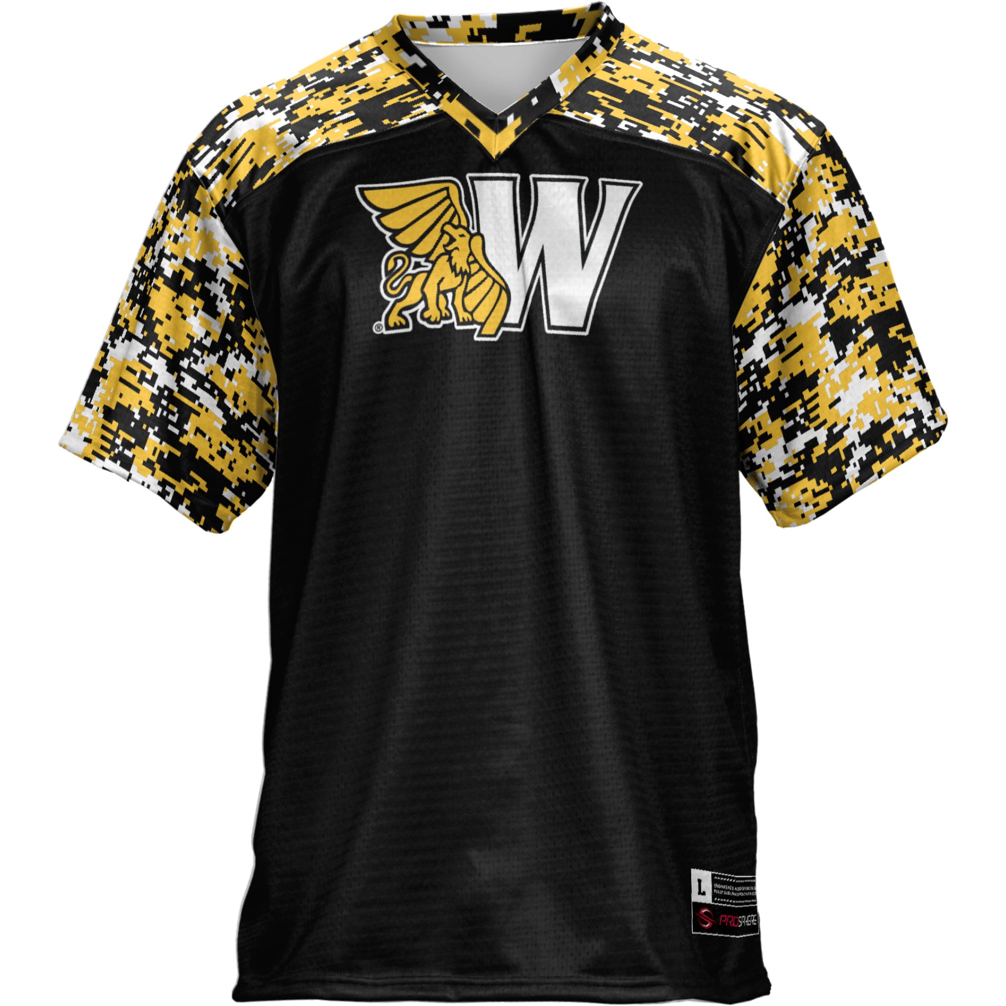 Missouri Western State Griffons Football Jersey Black - front view