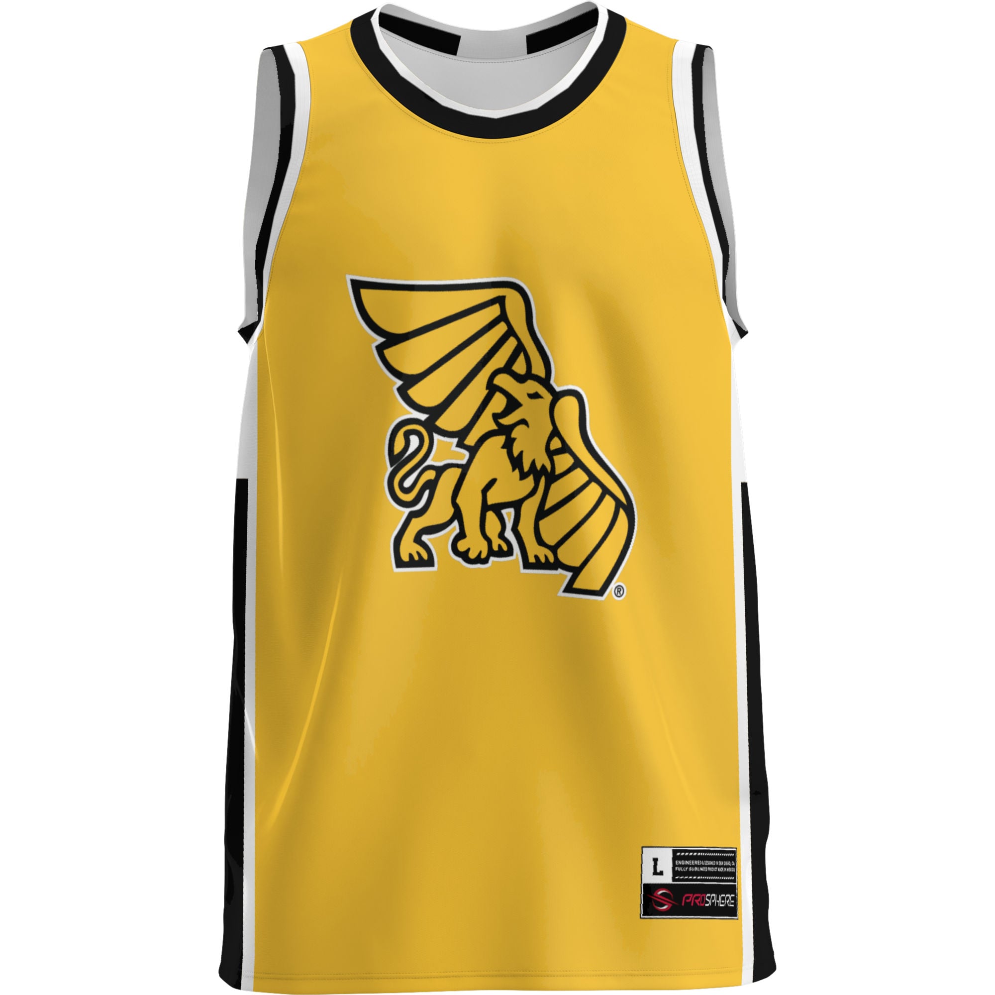 Missouri Western State Griffons Lightweight Basketball Jersey Gold - front view