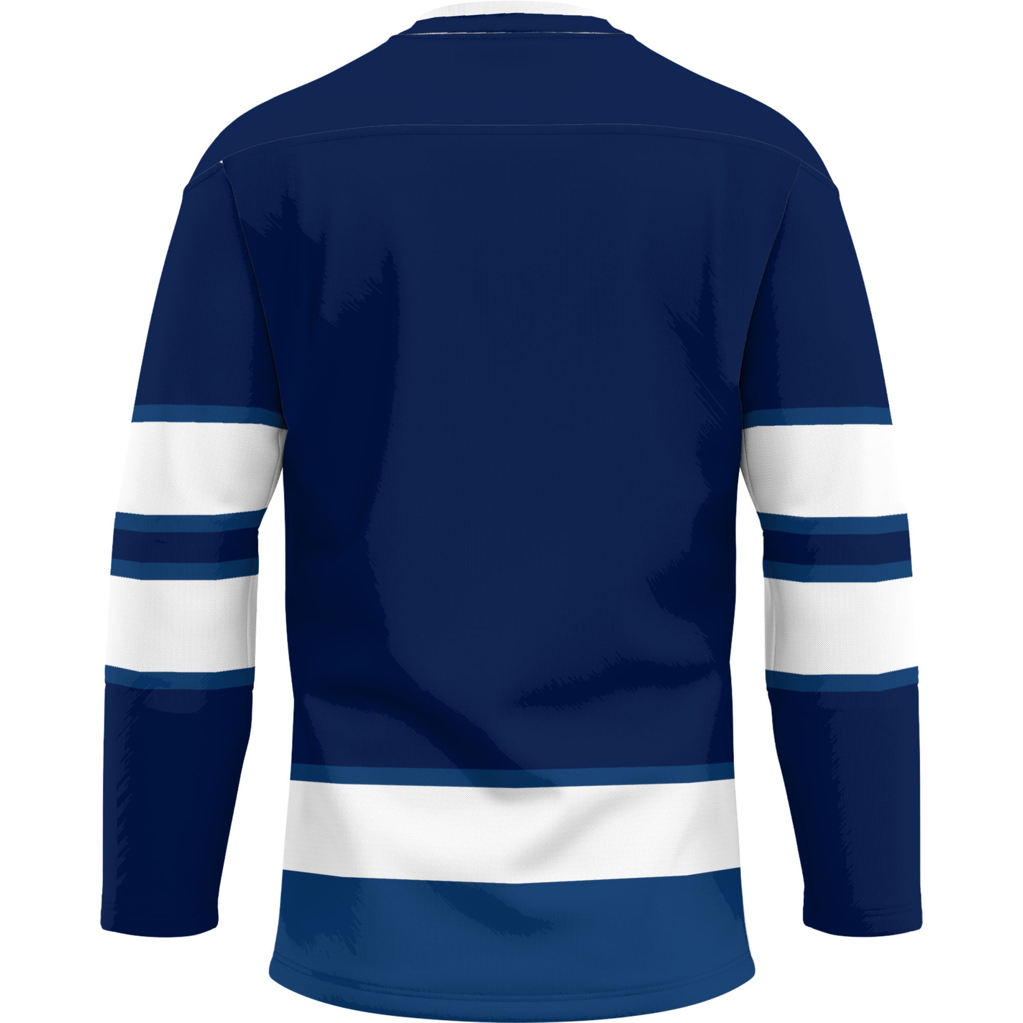 Monmouth Hawks Hockey Jersey Navy - back view