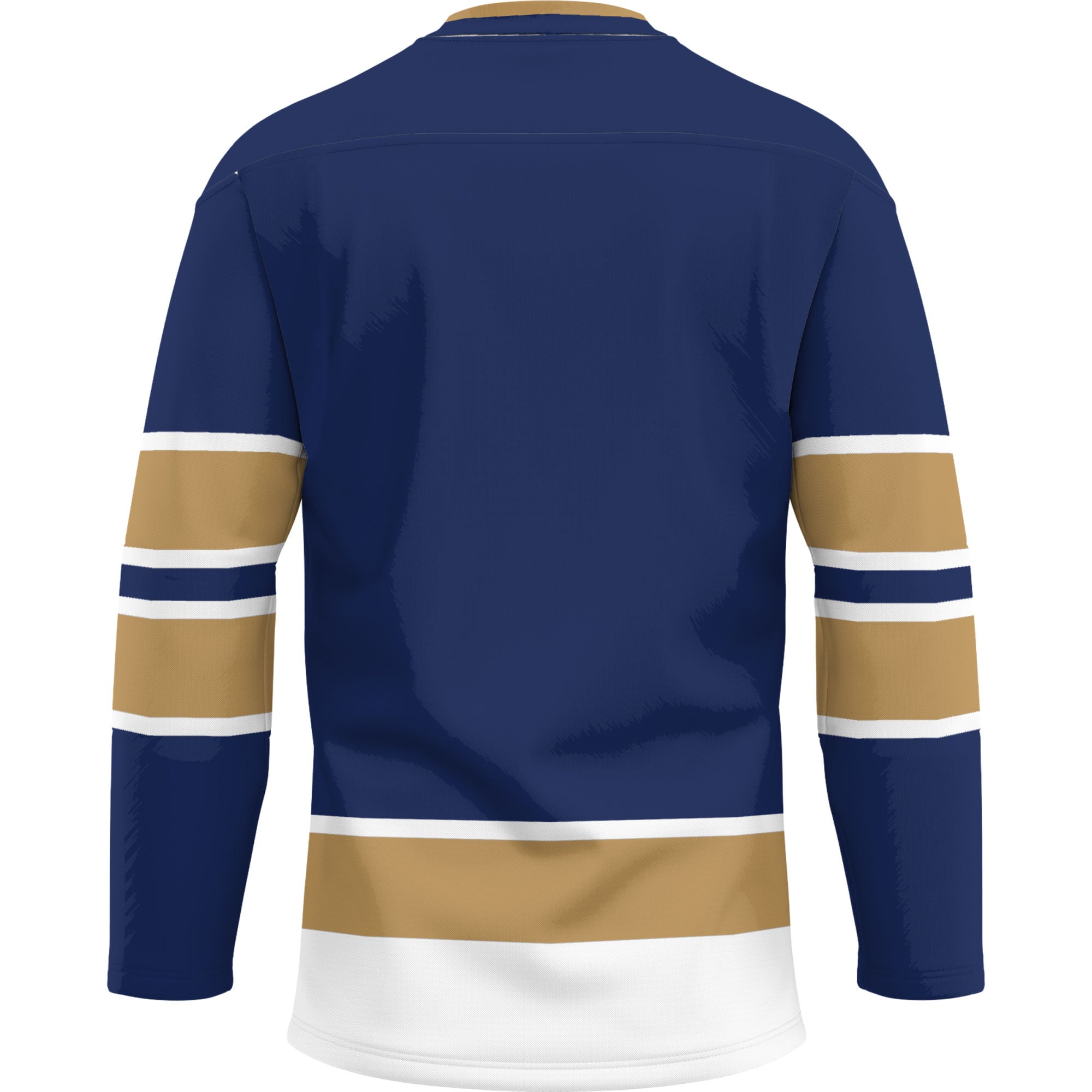 Montana State Bobcats Hockey Jersey Blue - back view