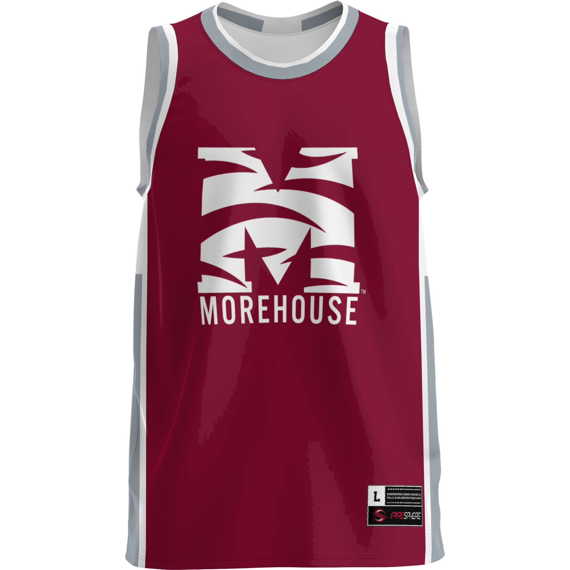 Morehouse Maroon Tigers Lightweight Basketball Jersey Maroon - front view
