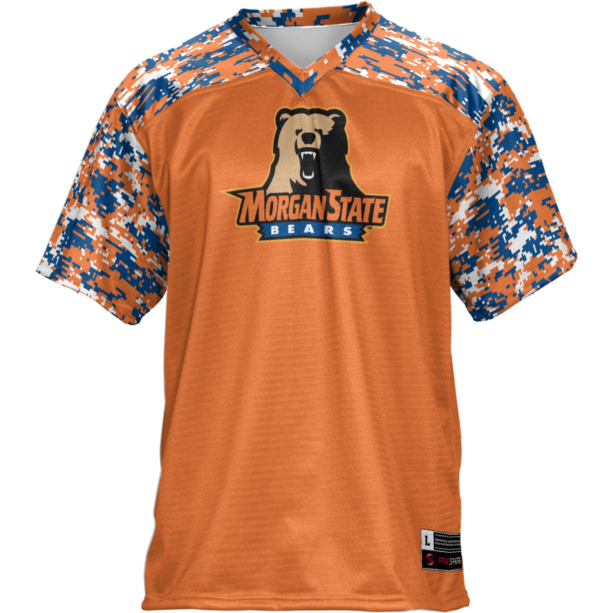 Morgan State Bears Football Jersey Blue - front view