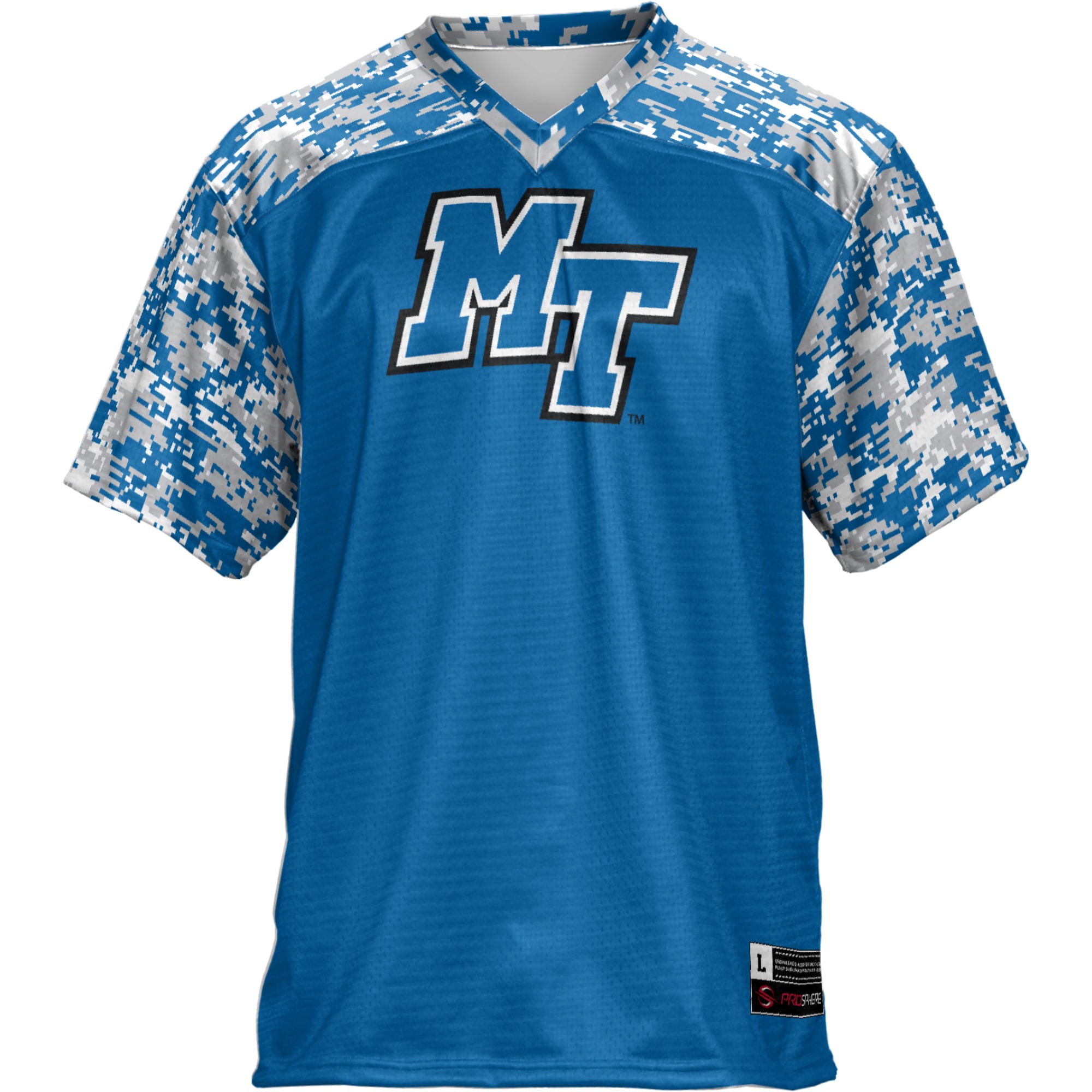 MTSU Blue Raiders Football Jersey Royal - front view