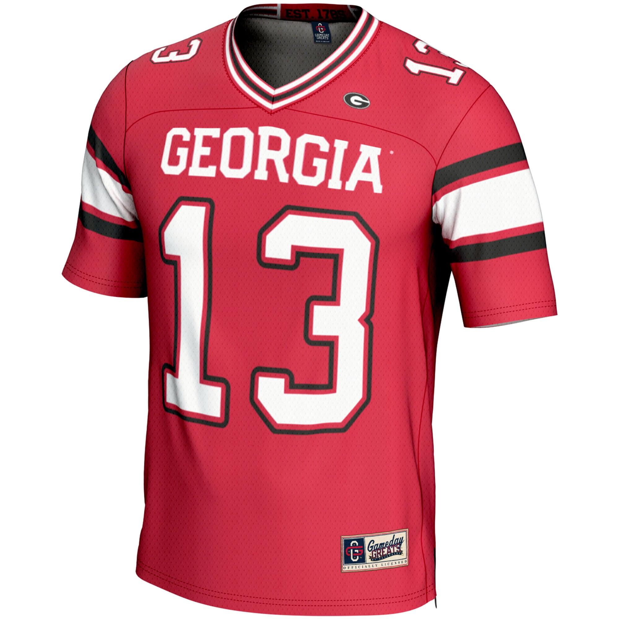 Mykel Williams Georgia Bulldogs Player Football Jersey Red - front view