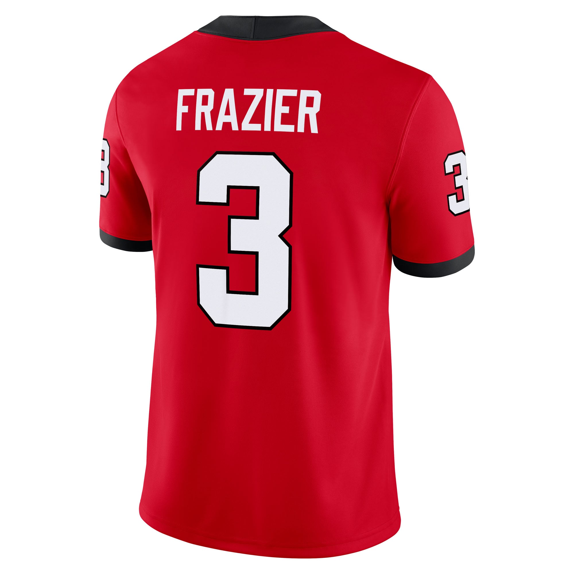 Nate Frazier Georgia Bulldogs Home Jersey Red - back view