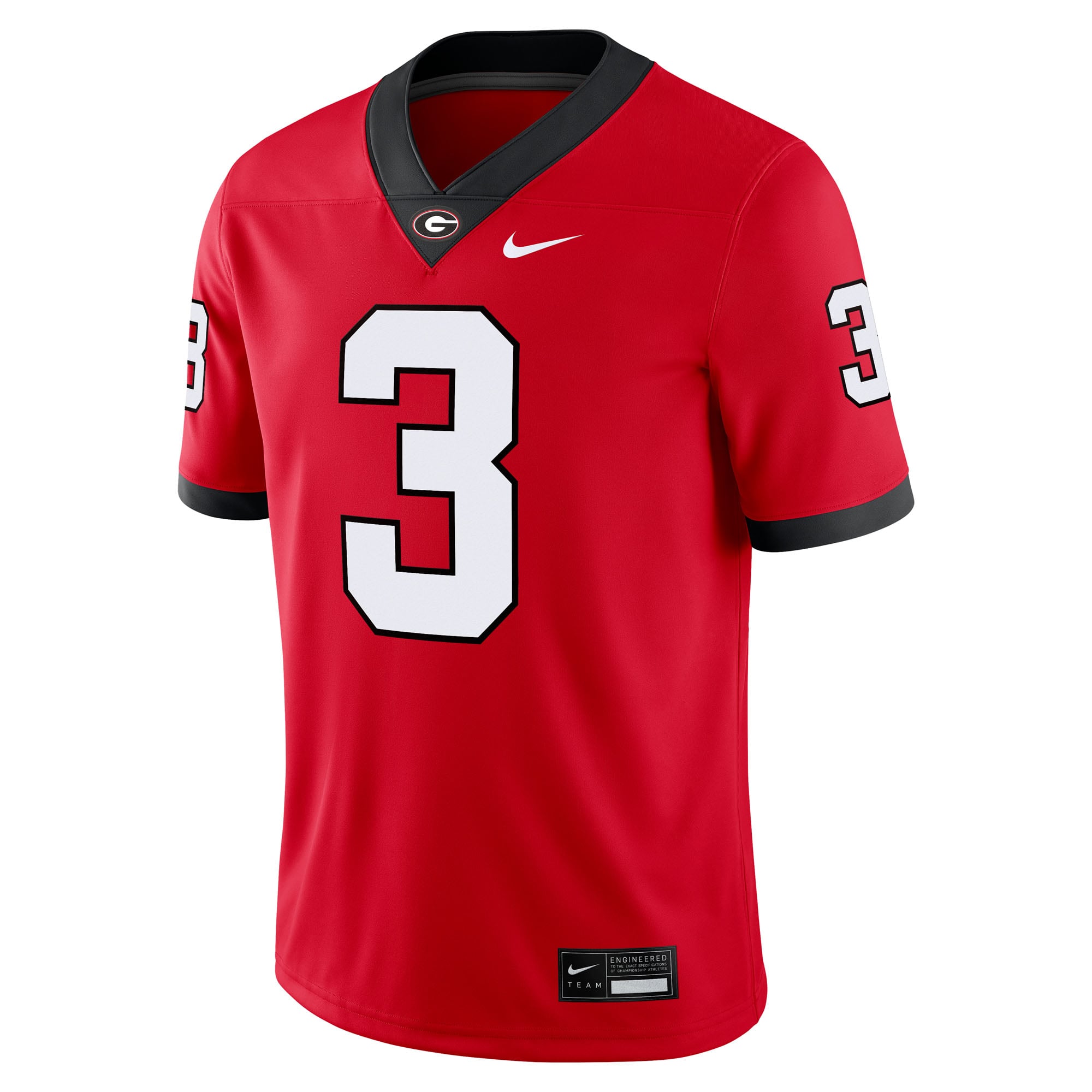 Nate Frazier Georgia Bulldogs Home Jersey Red - front view