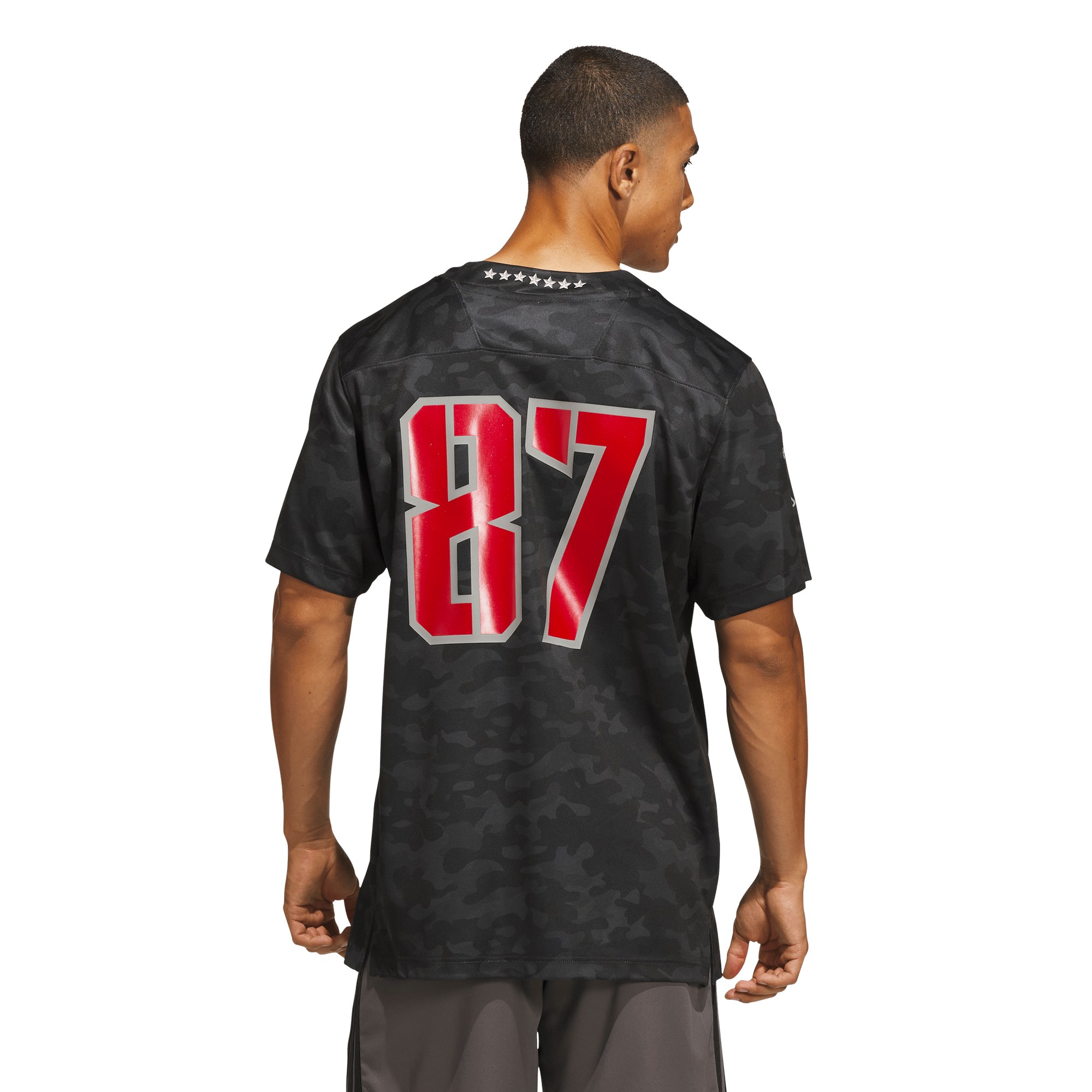#87 NC State Wolfpack Honor & Support Strategy Jersey Black - front view