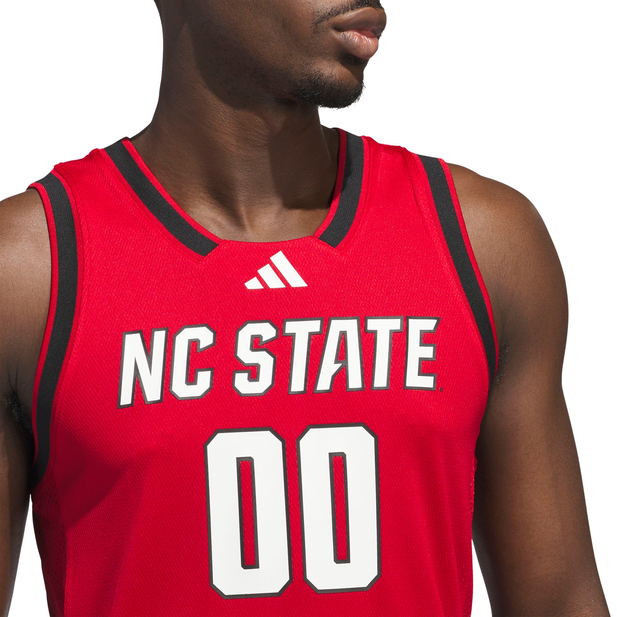 #00 NC State Wolfpack Jersey Red - back view