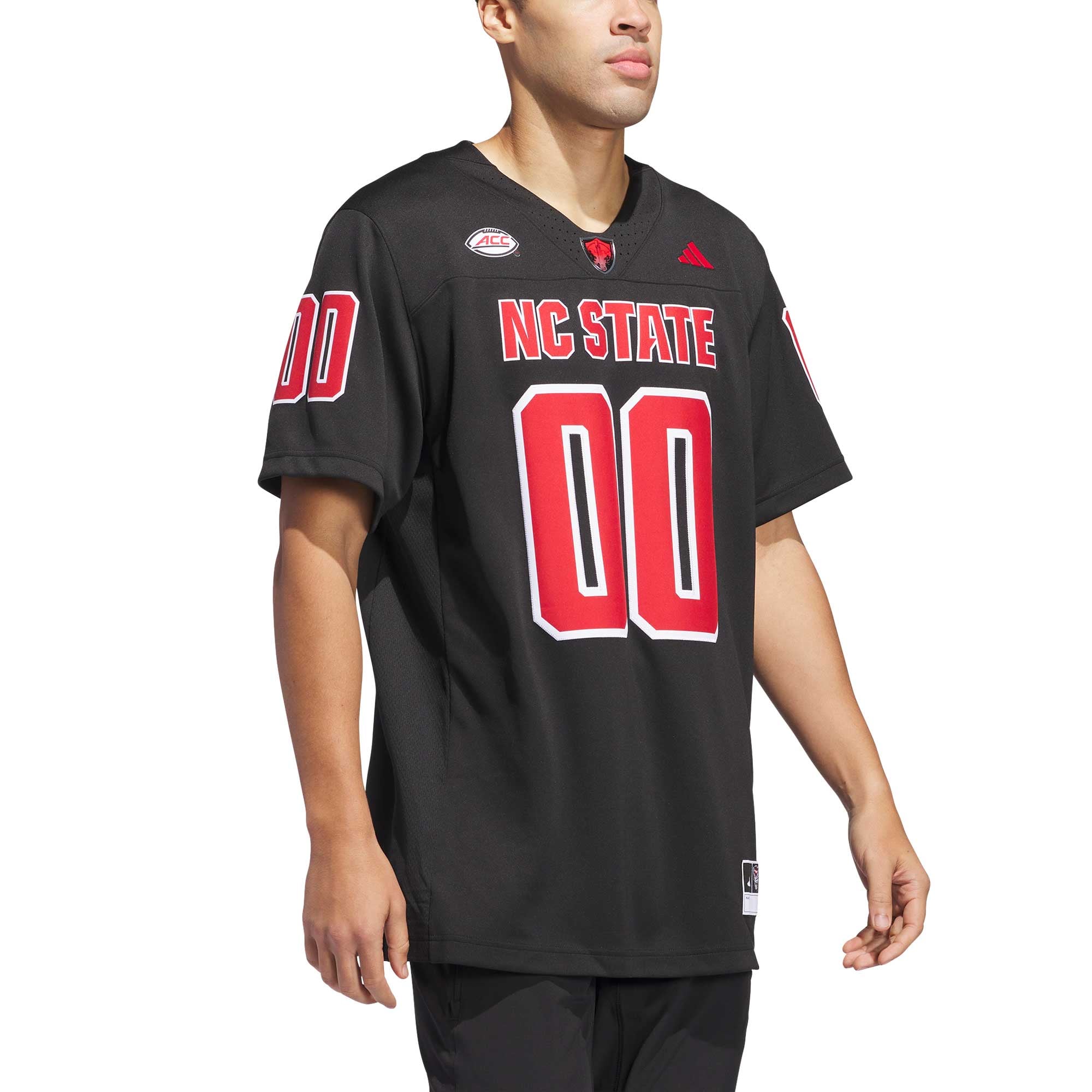 #00 NC State Wolfpack Strategy Jersey Black - back view