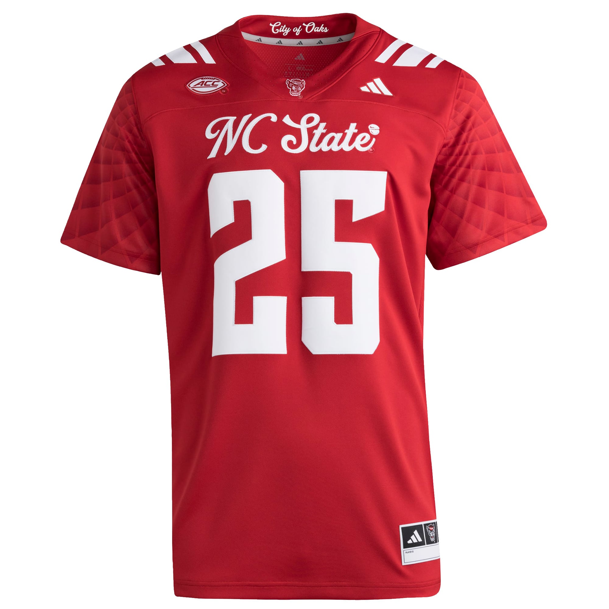 #25 NC State Wolfpack Strategy Jersey Red - front view