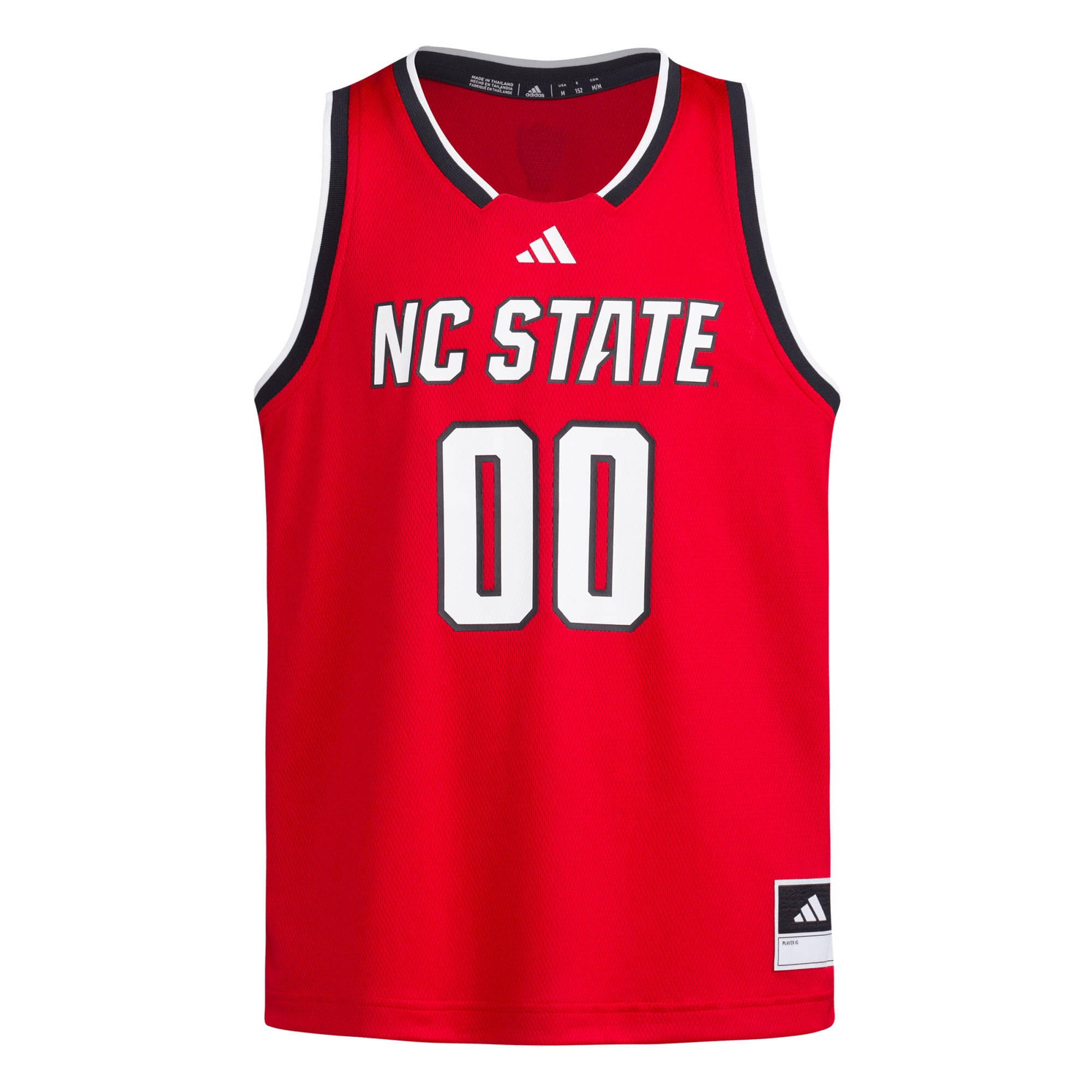 #00 NC State Wolfpack Youth Jersey Red - front view