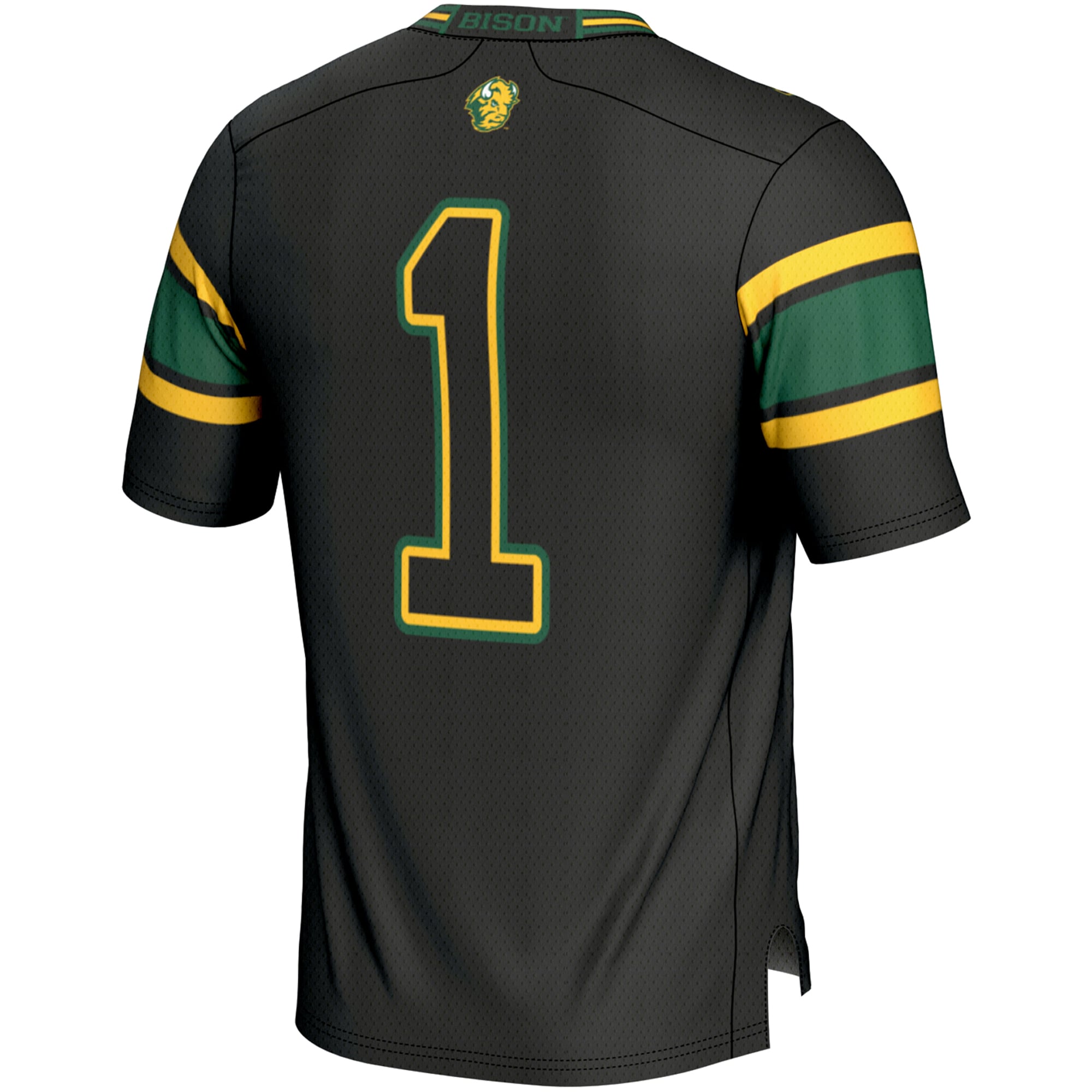 #1 NDSU Bison Endzone Football Jersey Black - detail view 1