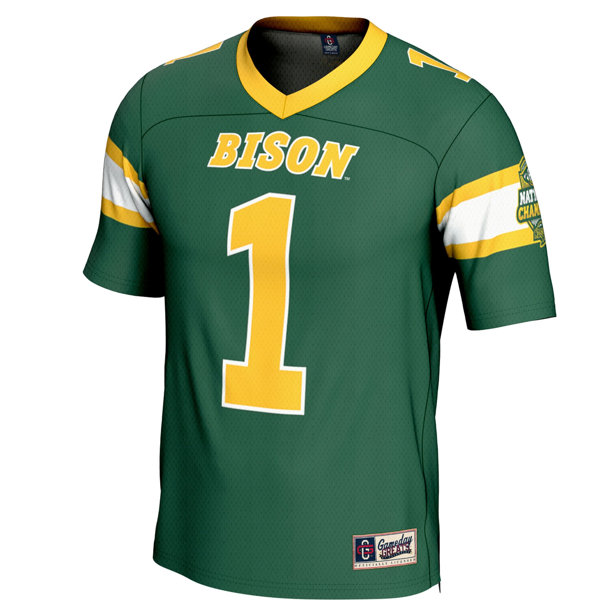 #1 NDSU Bison Youth 2024 NCAA FCS Football National Champions Lightweight Fashion - front view