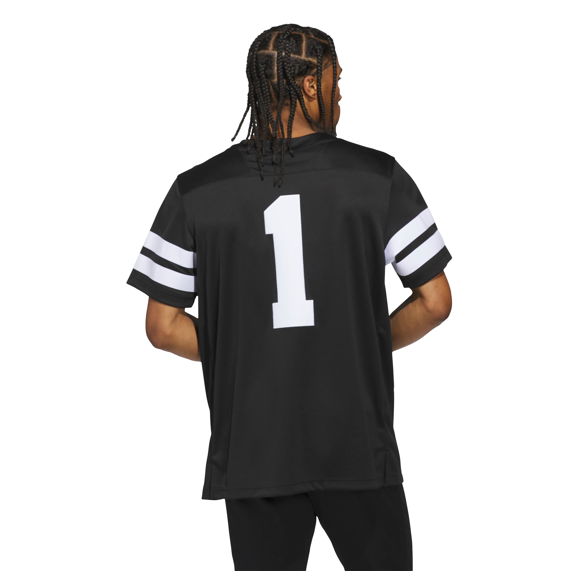 #1 Nebraska Huskers Alternate Jersey Black - back view