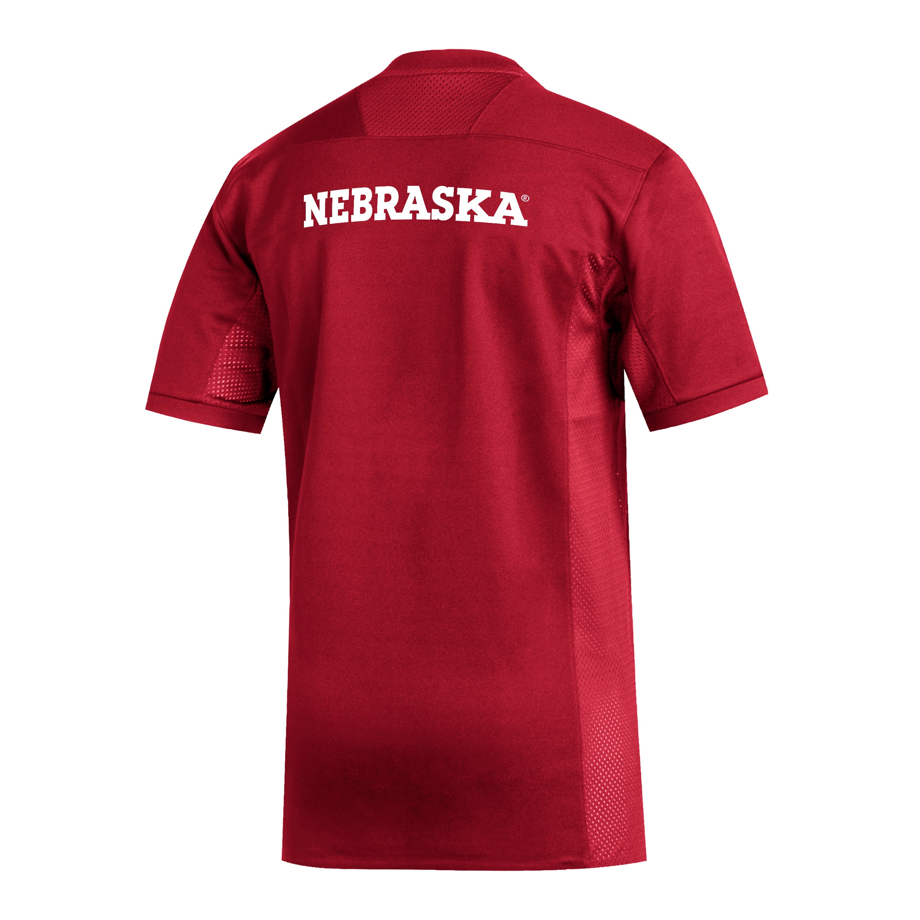 #1 Nebraska Huskers Football Jersey Scarlet - back view