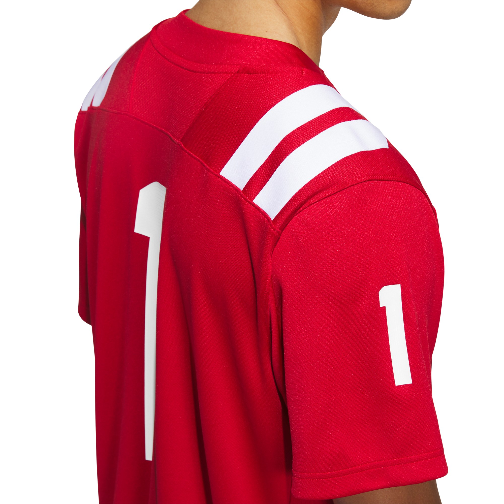 #1 Nebraska Huskers Home Jersey Scarlet - detail view 4