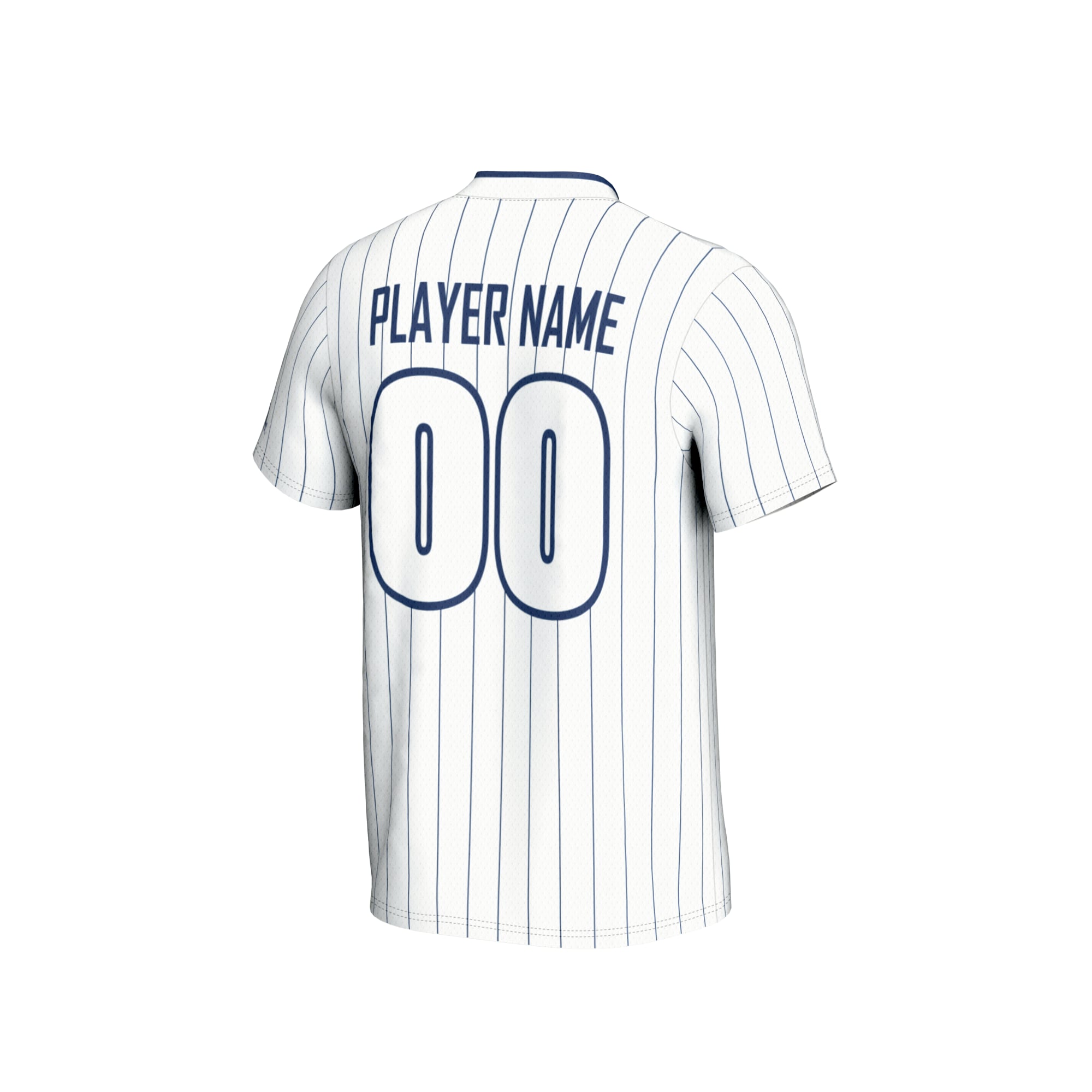 Nevada Wolf Pack Unisex Lightweight Collegiate Softball Fashion Jersey White - back view